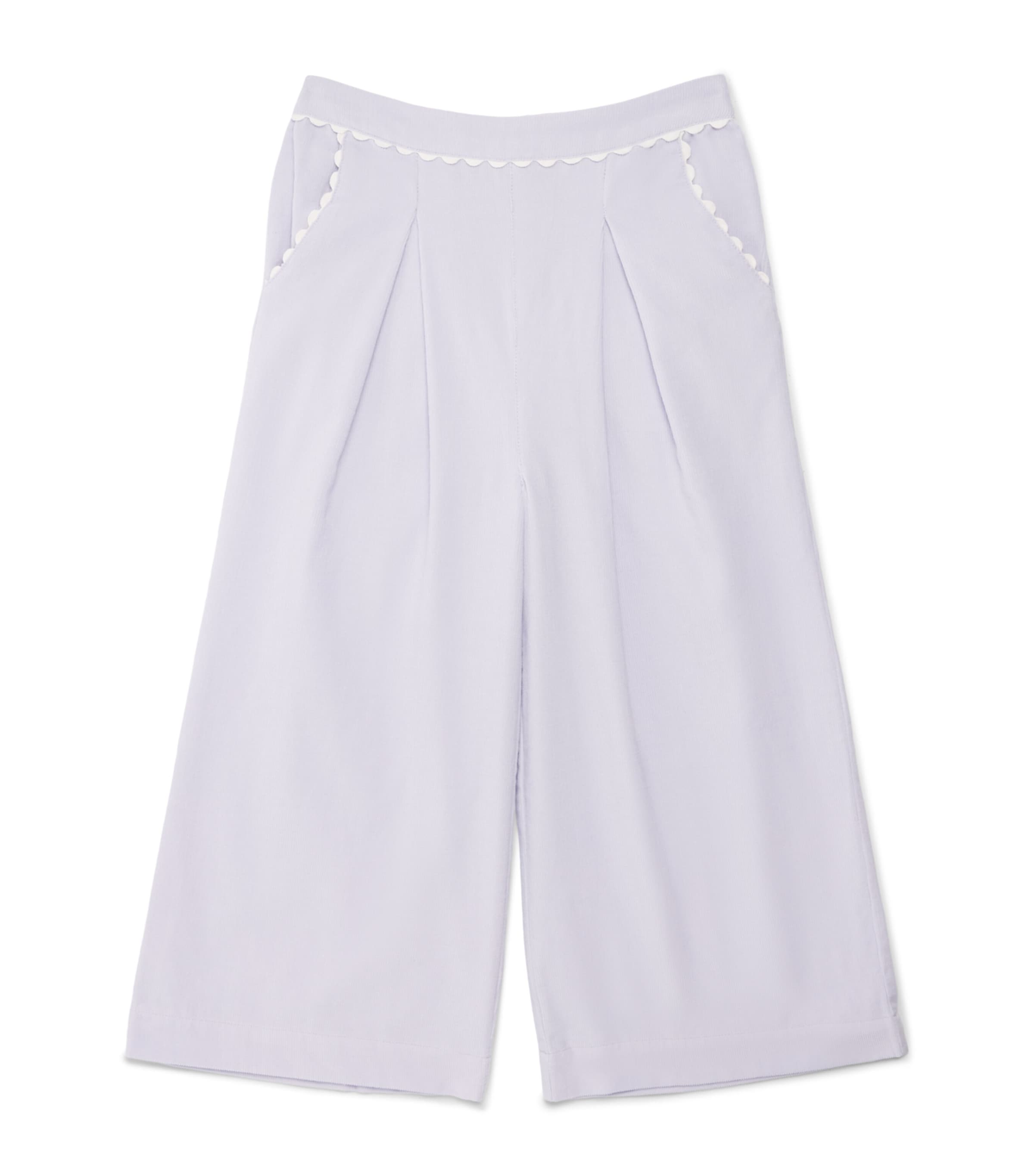 Louise Misha Cotton Corduroy Trousers (4-12 Years) Parme Image 1