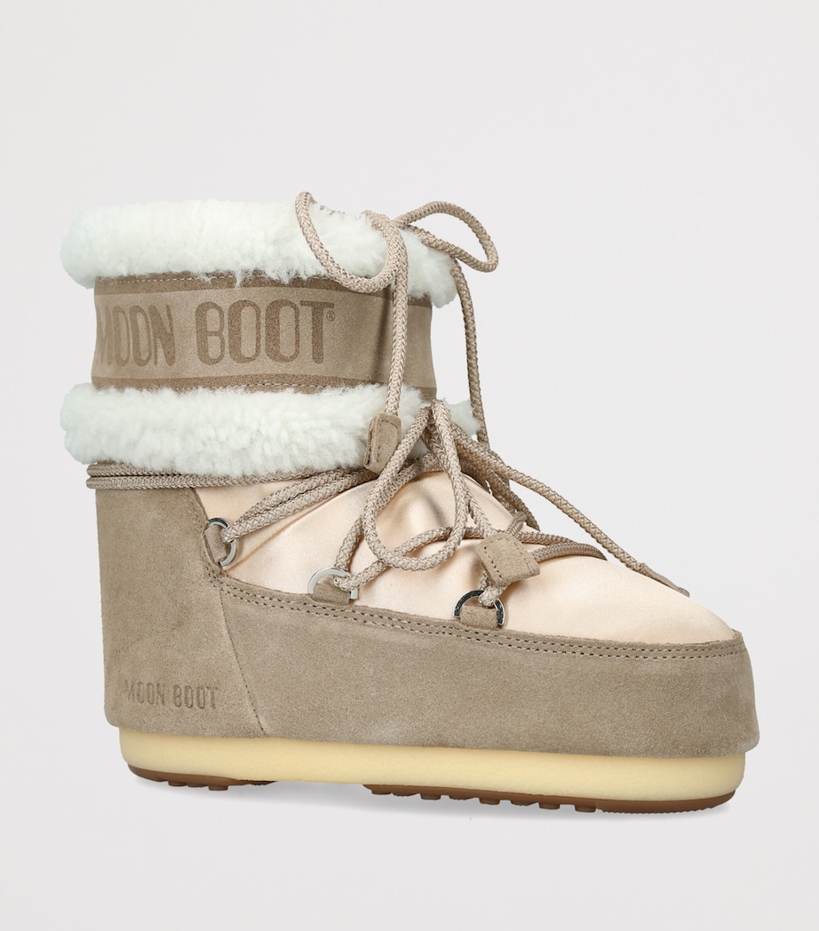 Moon Boot Shearling Pearly Plus Boots Peach Image 2