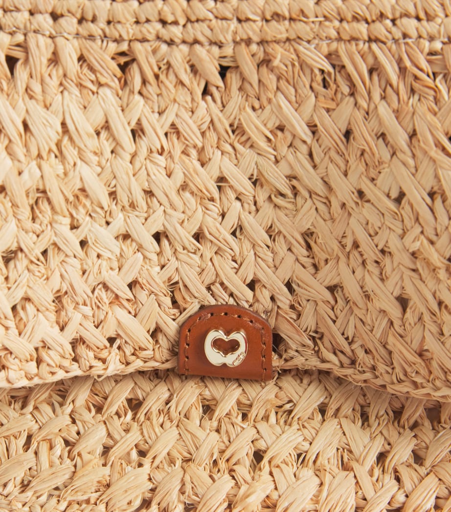 Maje Raffia Bucket Hat Beige Image 4