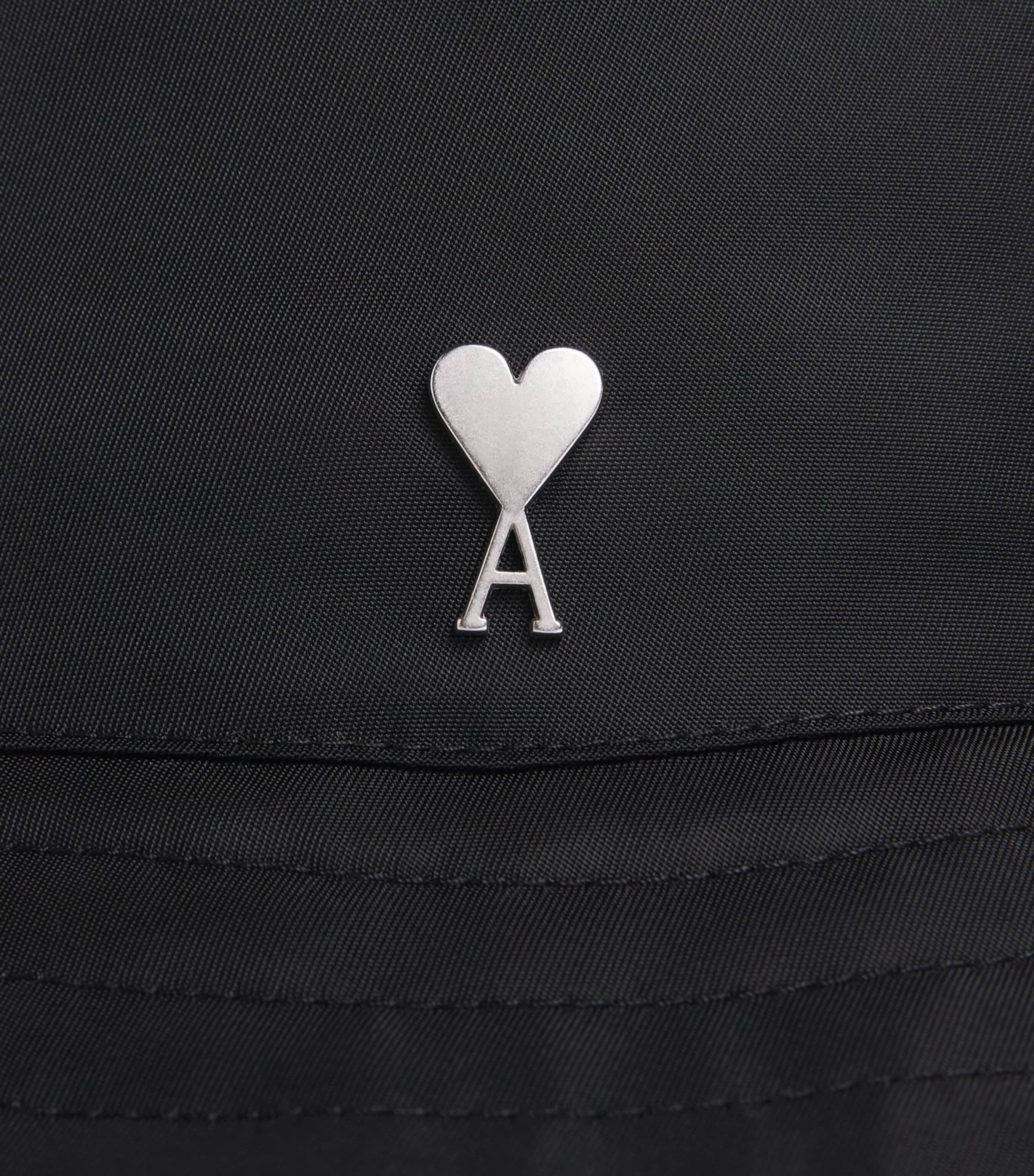 Cotton Logo Embroidered Bucket Hat NOIR - 001 Image 3