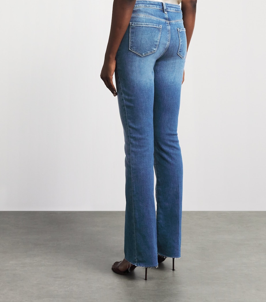L'Agence Womens Ruth Straight Jeans Cambridge Cmbr Image 5