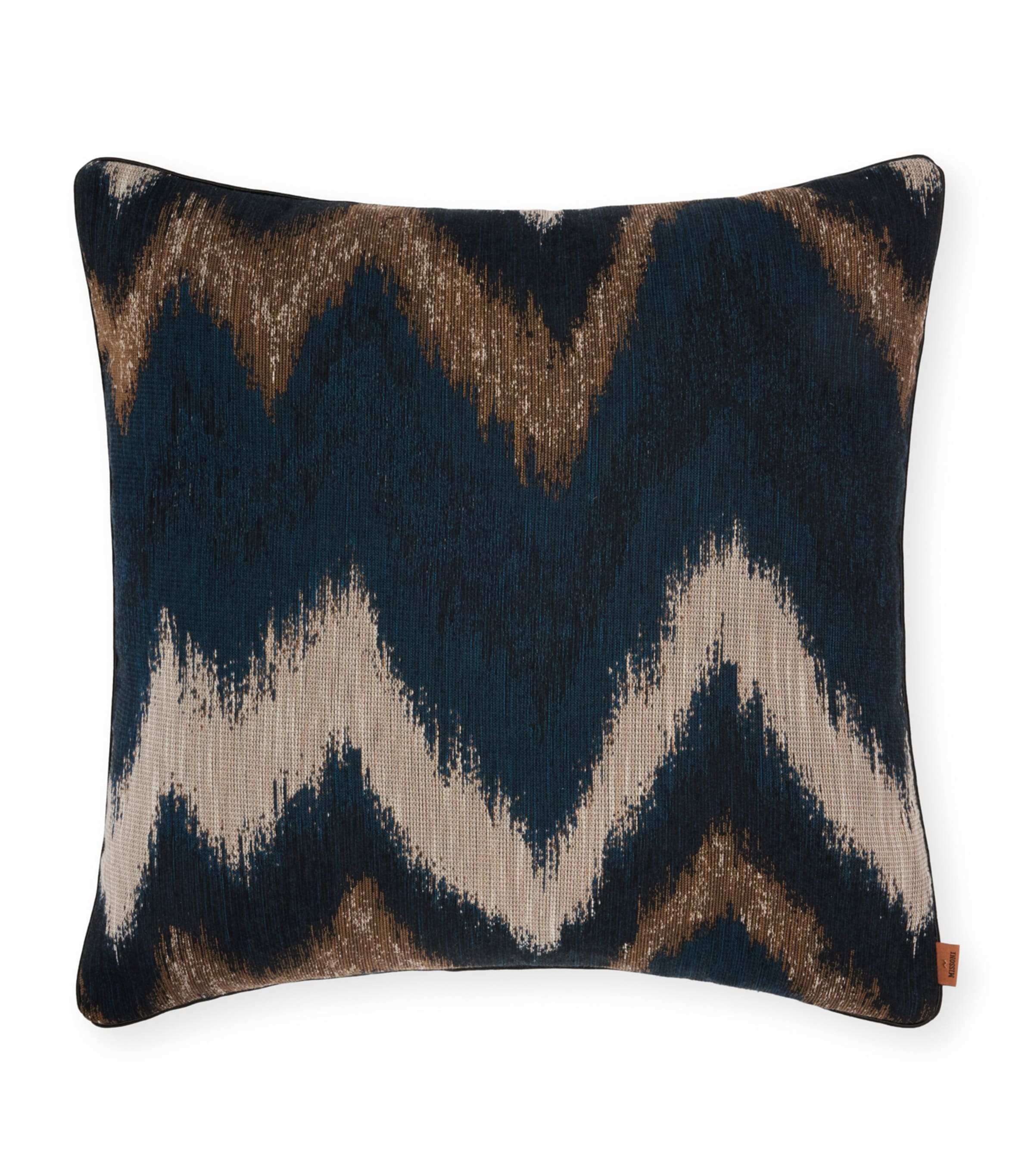 Missoni Zigzag Ikat Cushion (45cm x 45cm) Blue Multicolour Image 1