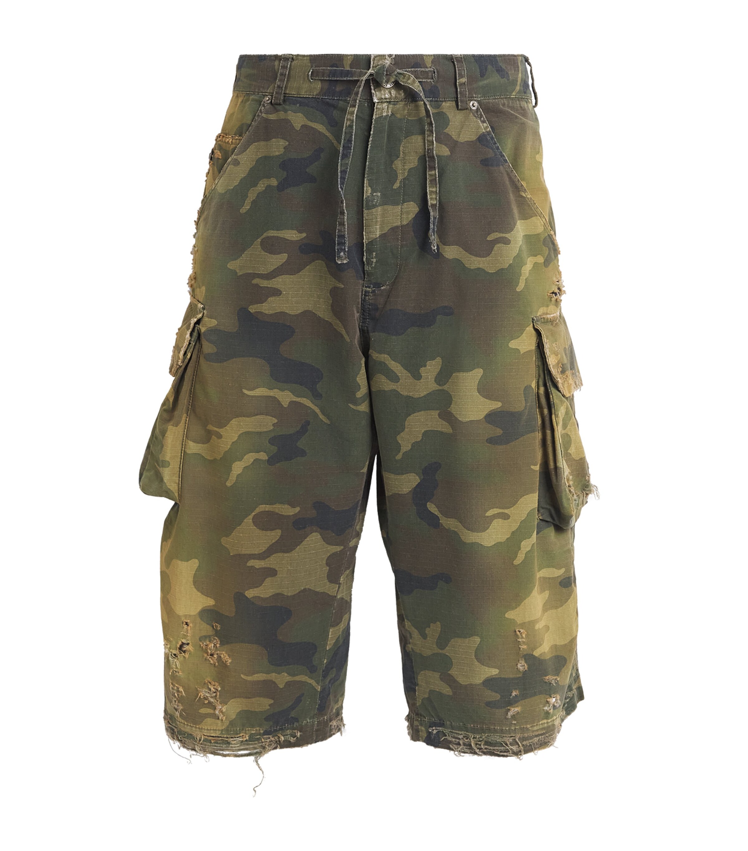 424 Cotton Camouflage Bermuda Shorts