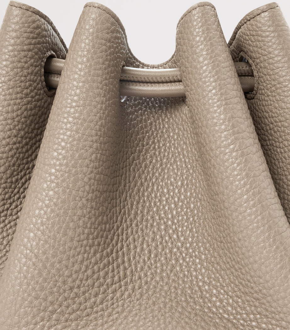 LOEWE Small Grained Leather Madrid Shoulder Bag Clay Image 13