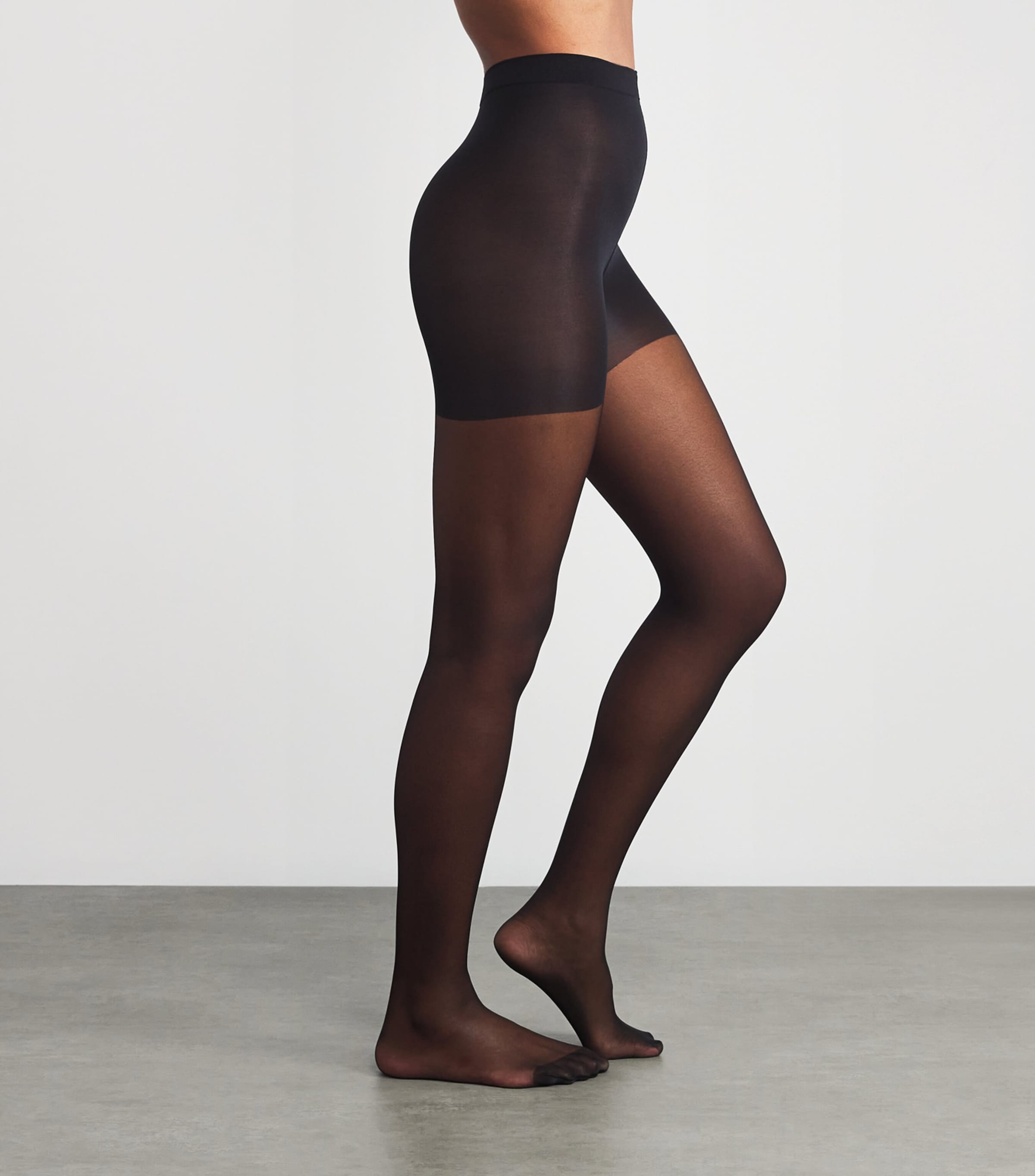 Individual 10 Top Control Tights 7005 BLACK Image 2