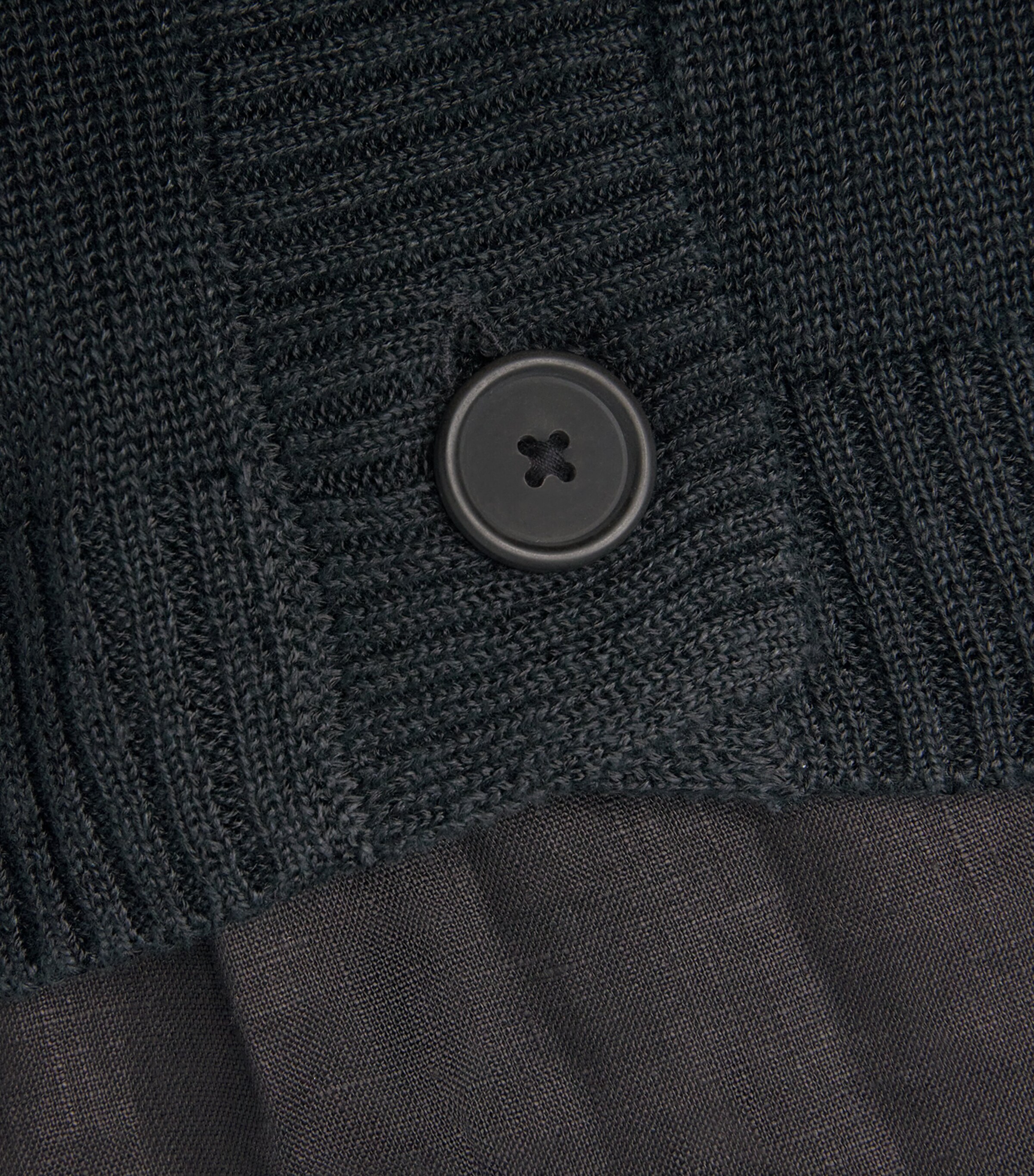 MAX&Co. Womens Linen-Blend Caridgan Black Image 4