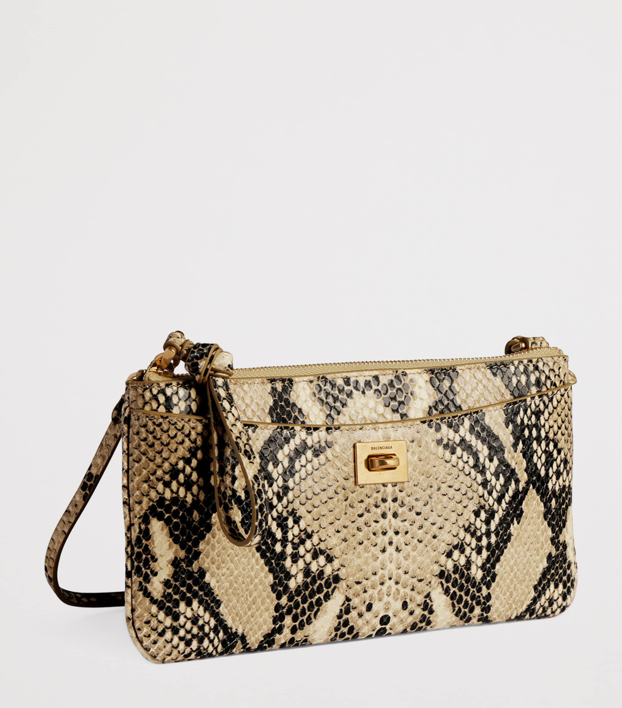 Calfskin Python-Embossed Pouch 2417 Image 6