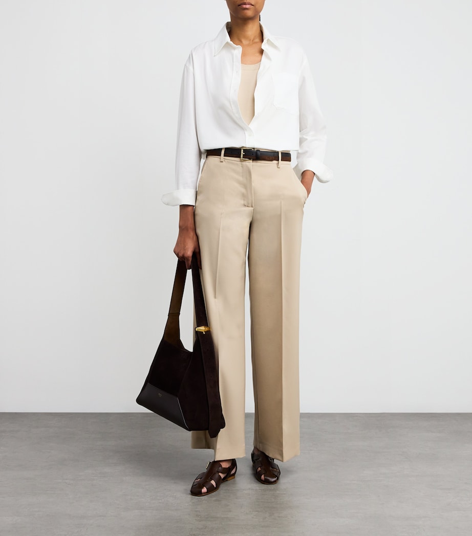 Cotton Oxford Shirt WHITE Image 2