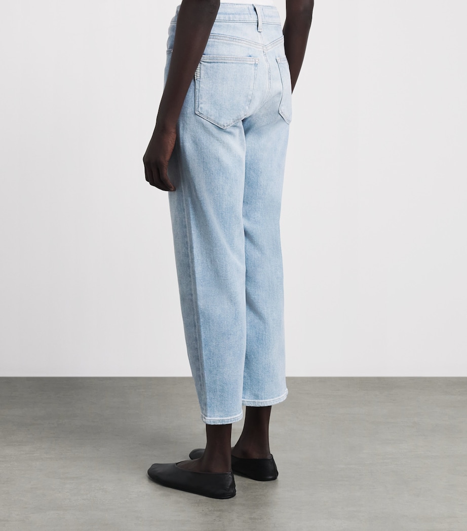 PAIGE Womens Stevie High-Rise Straight Ankle Jeans Coliseum Image 5