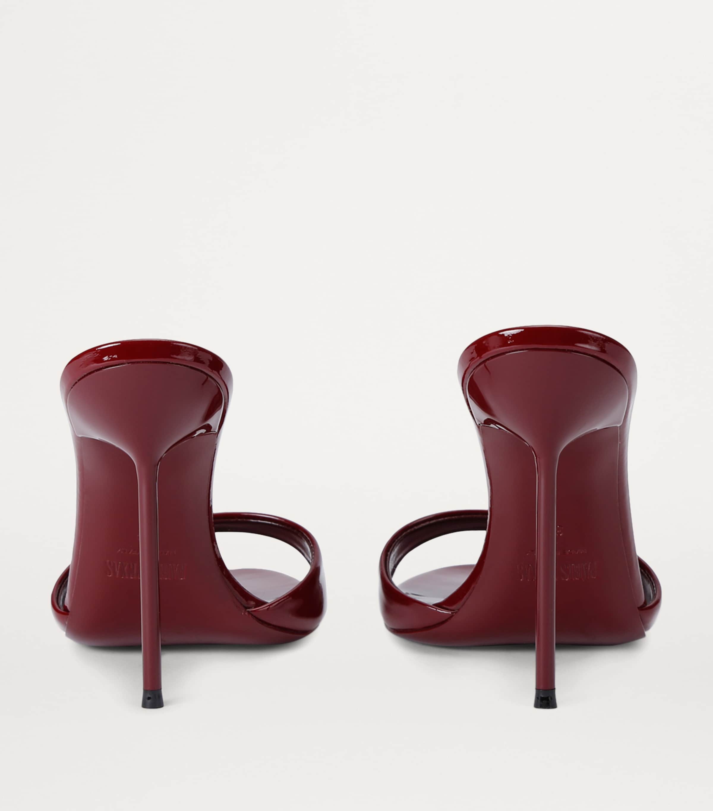 Patent Leather Lidia Mules 105 WINE Image 3