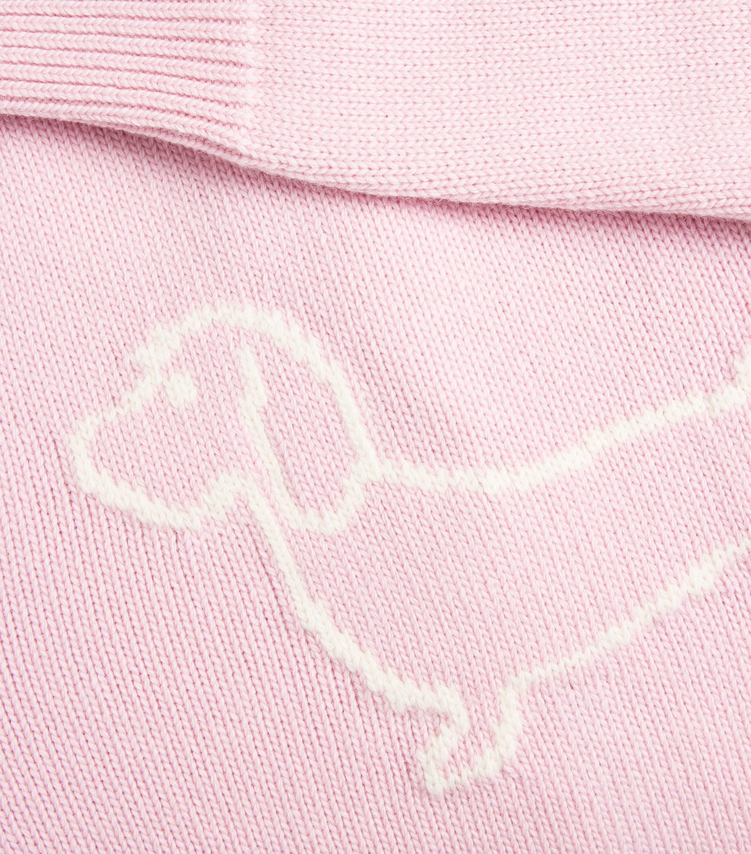 Wool Hector 4-Bar Cardigan LIGHT PINK Image 6