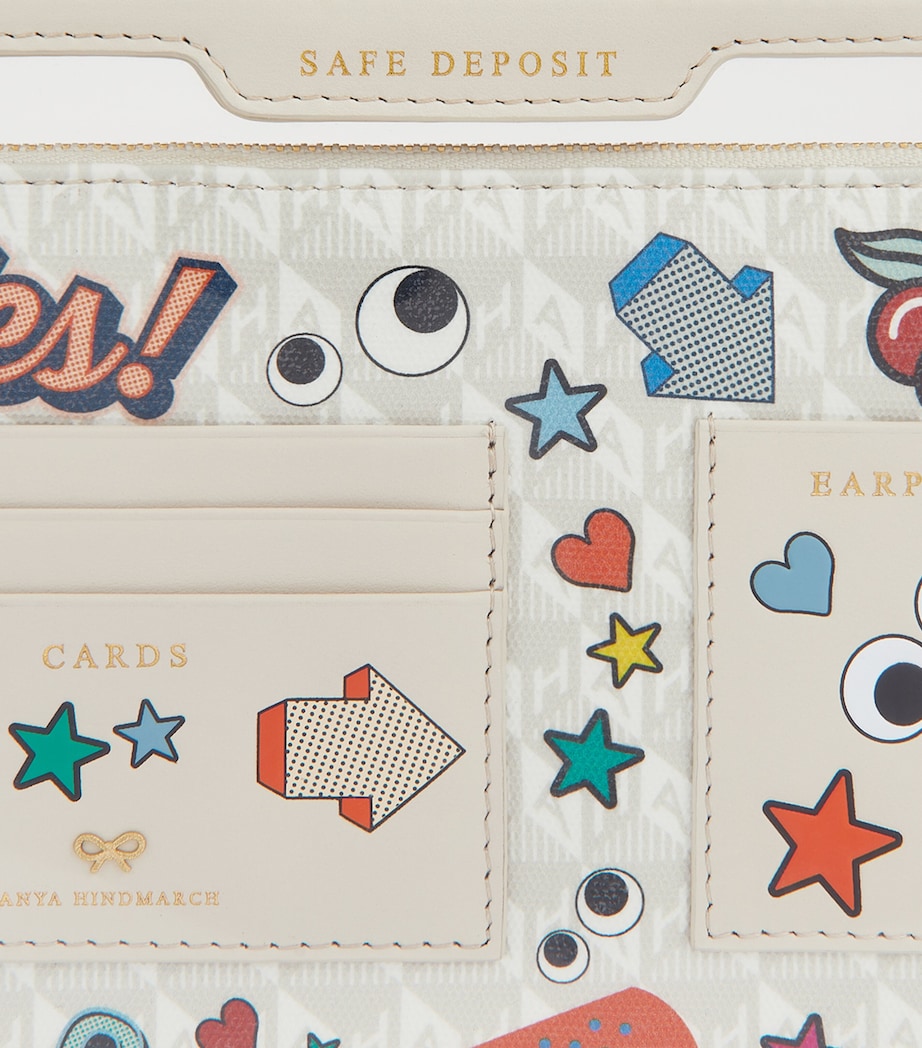 All Over Stickers Pouch CLEAR/CHALK Image 5