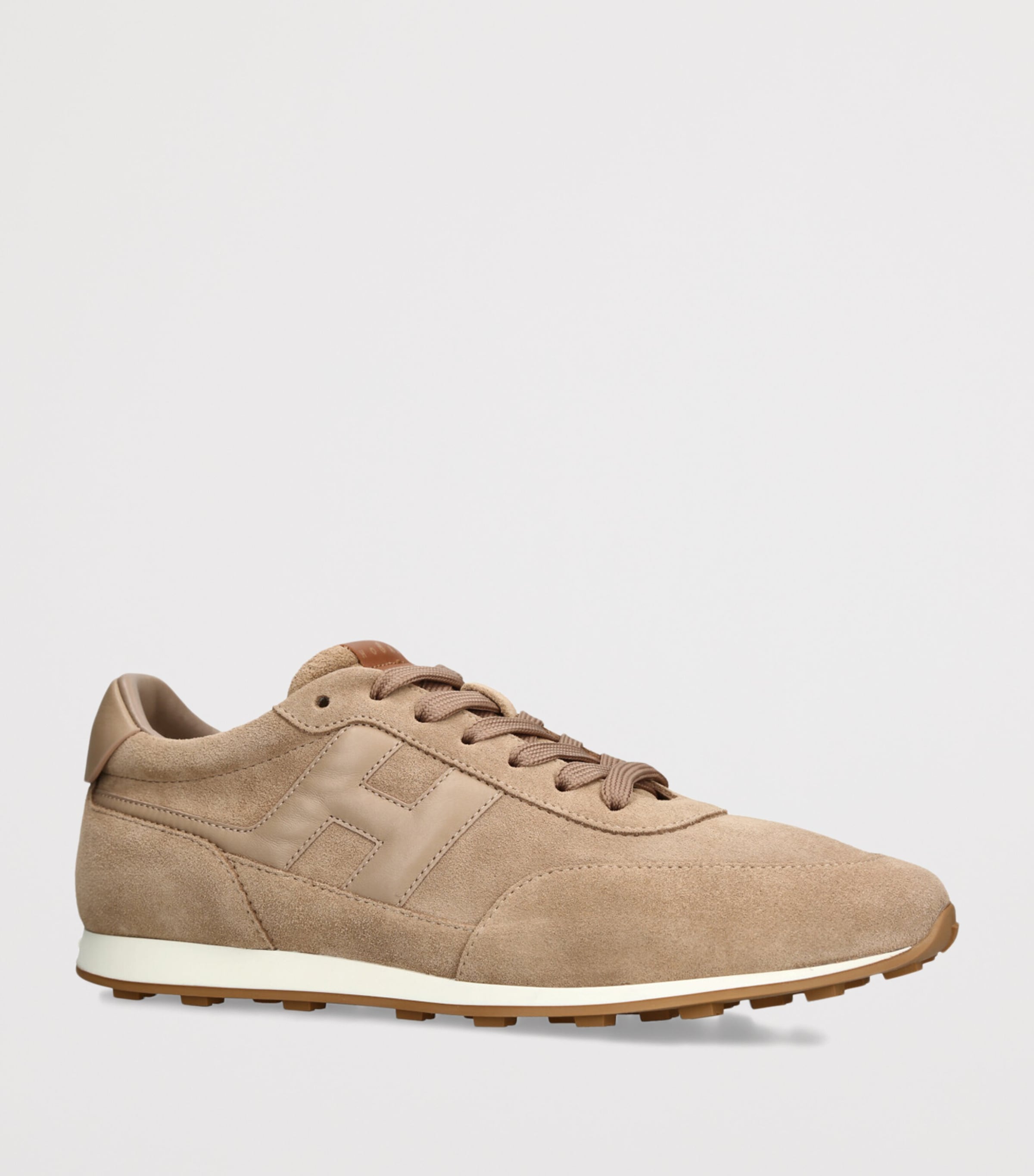 Hogan Suede Athletic Sneakers Beige Image 3