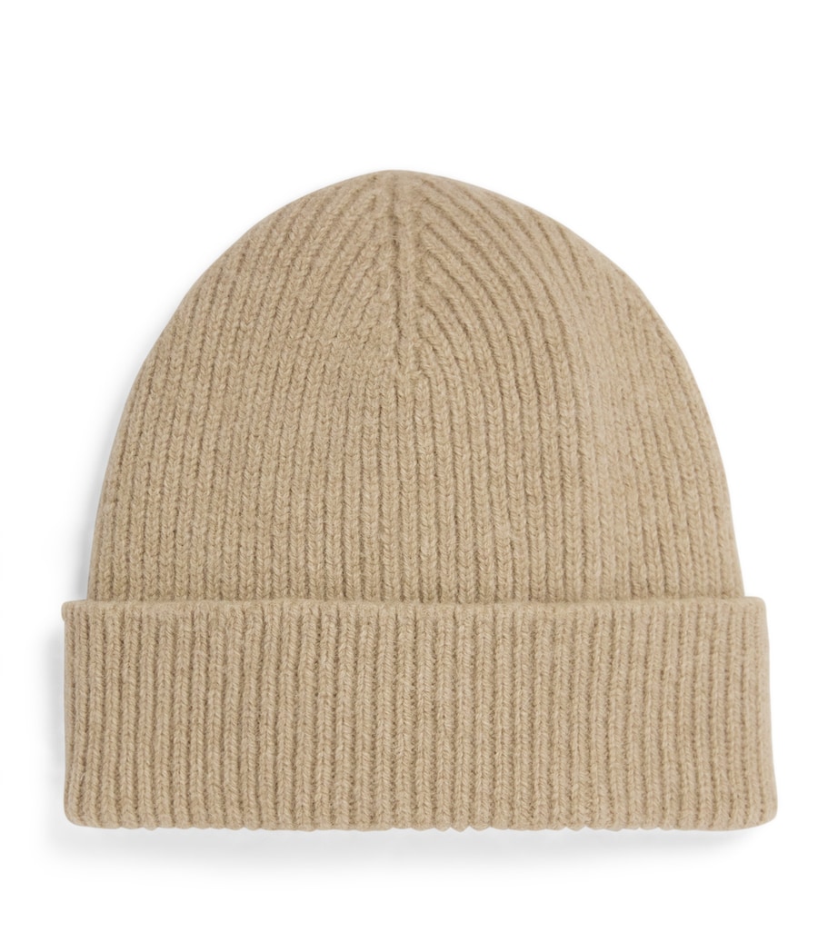 Lambswool-Caregora Classic Beanie SAND Image 1