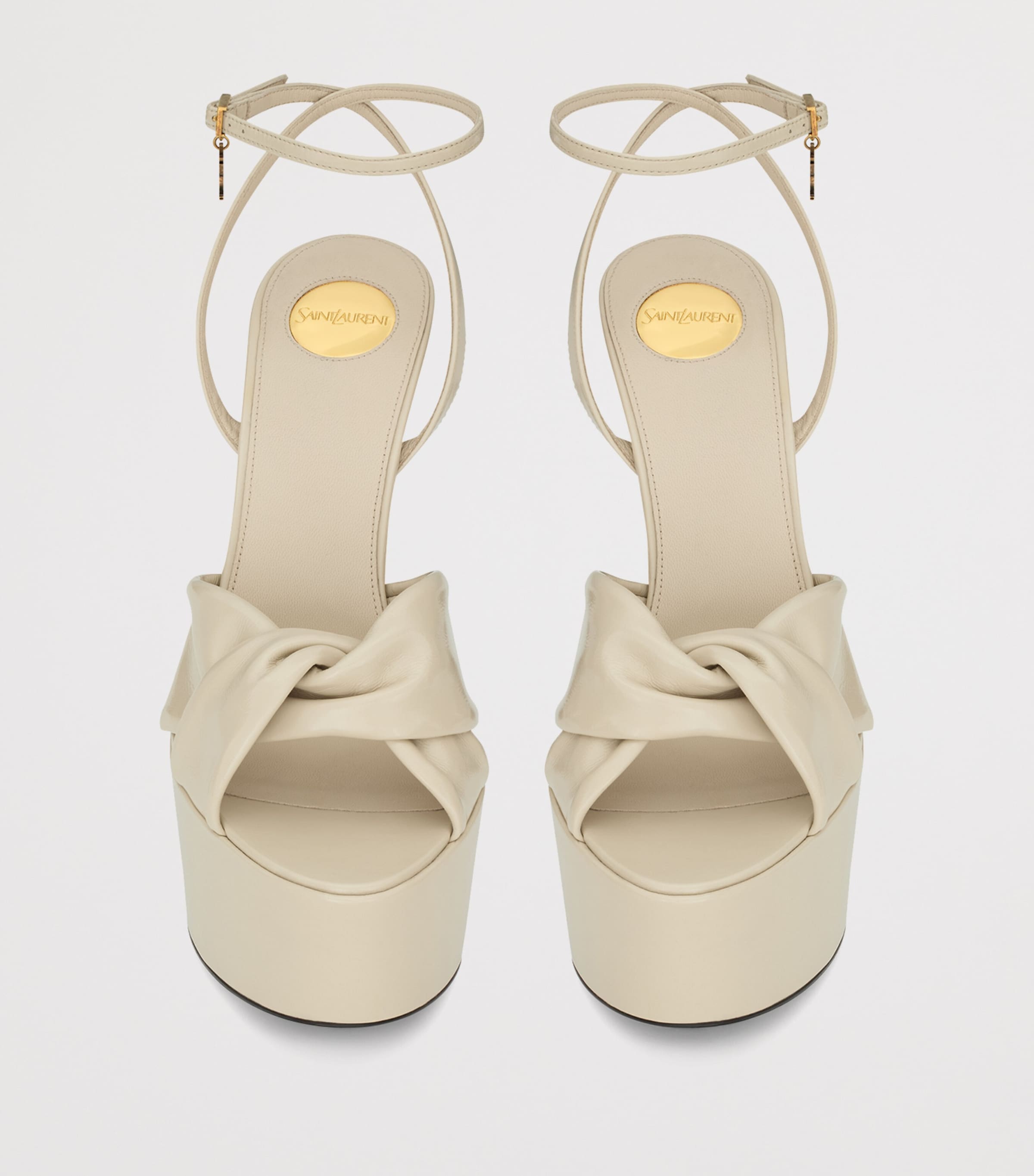 Saint Laurent Leather Franciane Sandals Image 2