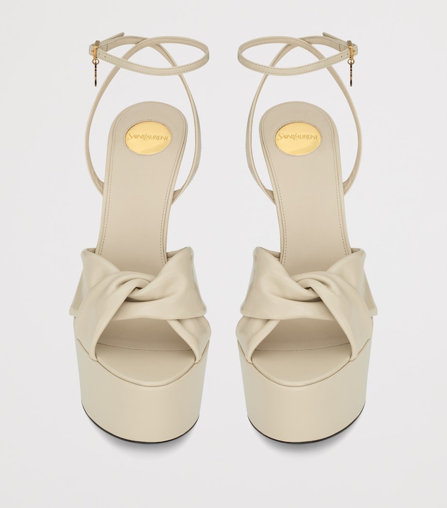 Saint Laurent Leather Franciane Sandals Image 2
