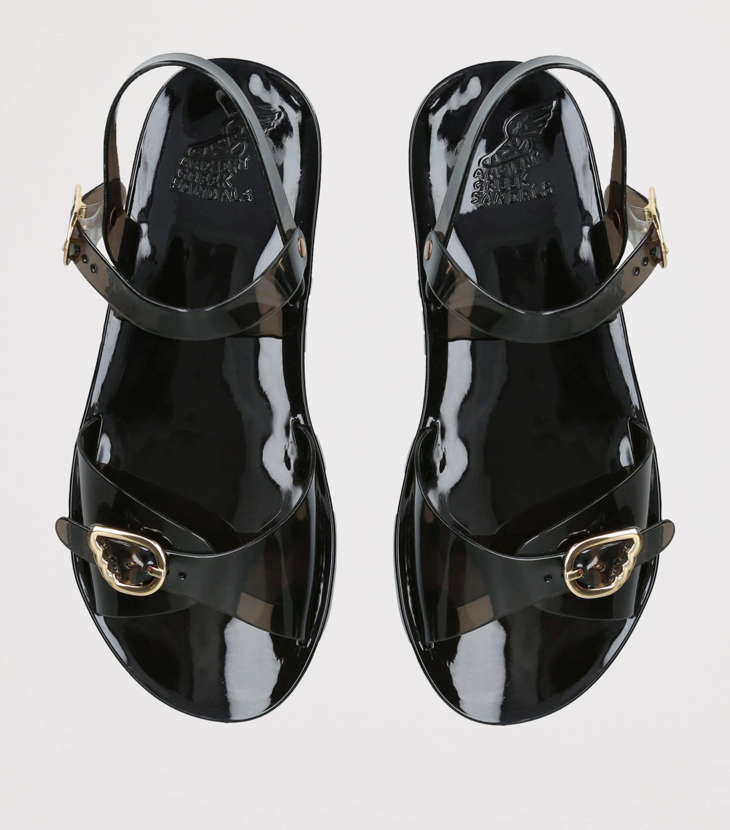 Ancient Greek Sandals Jelly Irini Sandals Black Image 4