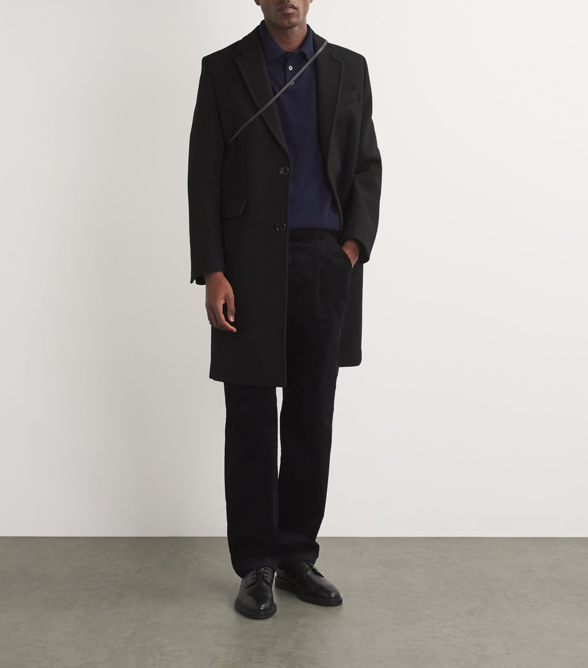 Cashmere Polo Shirt T&D NAVY Image 2