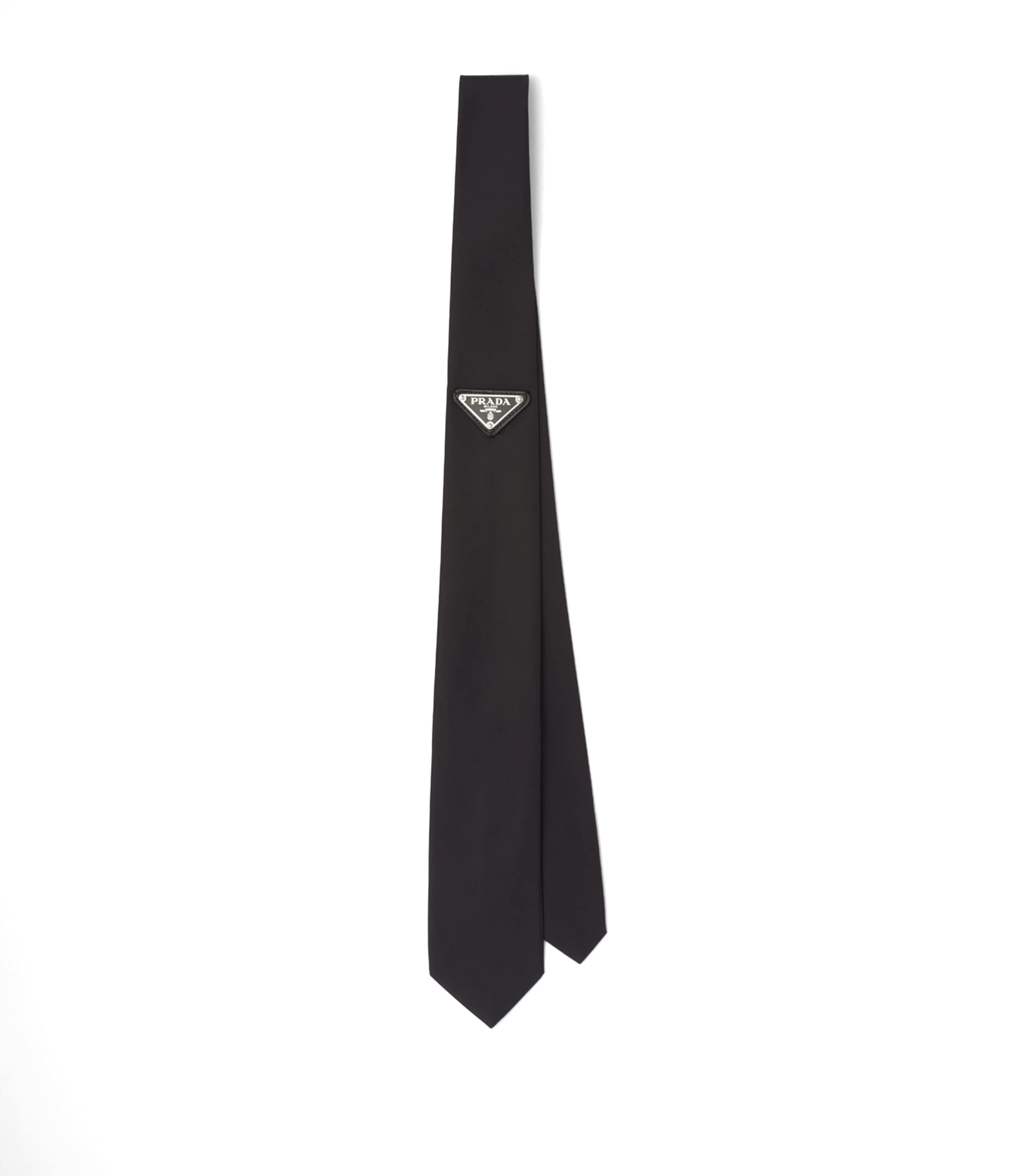 Prada Re-Nylon Triangle Tie Image 1