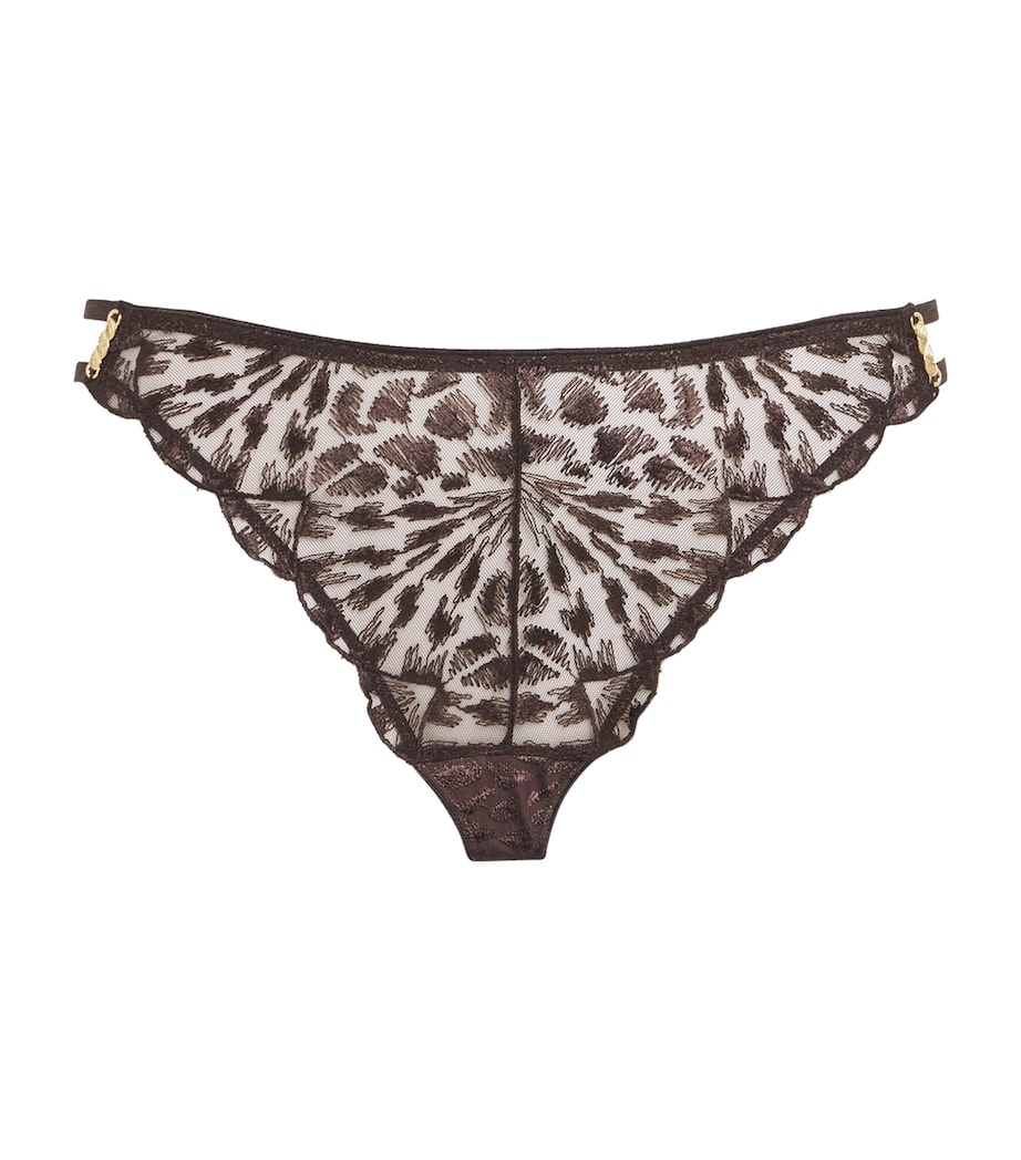 Crazy In Love Tanga SATIN BROWN Image 1