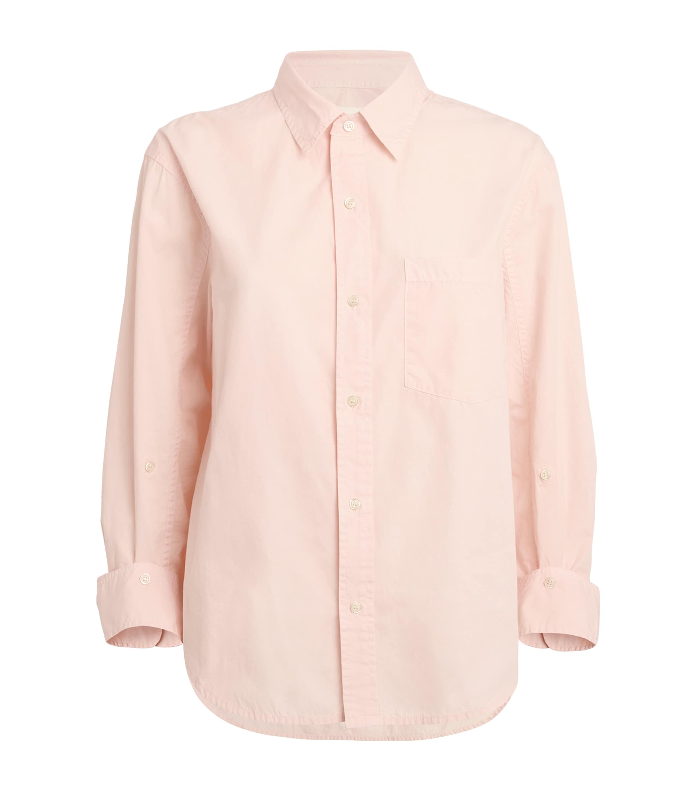 Shop Citizens Of Humanity Cotton Kayla Shunken Shirt In Pink