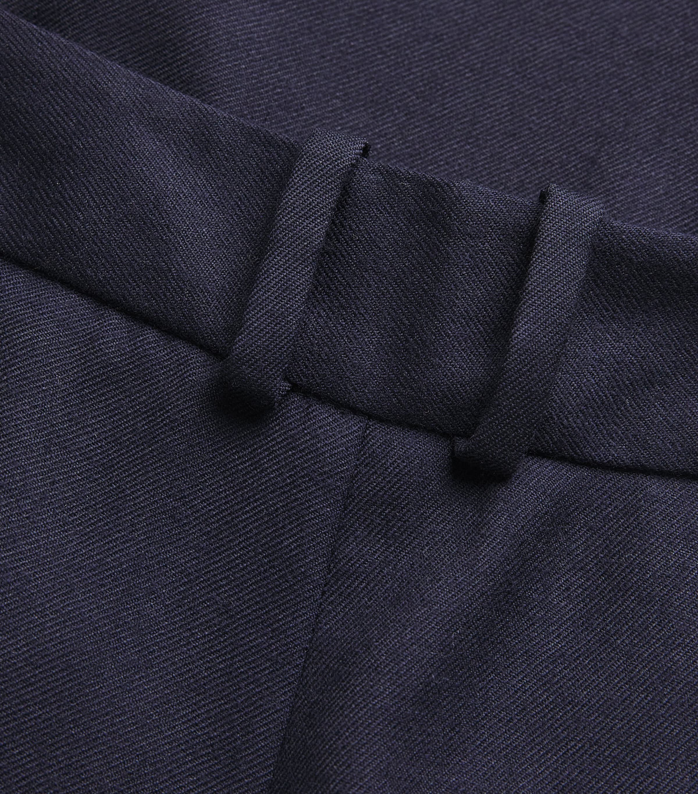 Wool Rampling Trousers NAVY BLUE Image 5