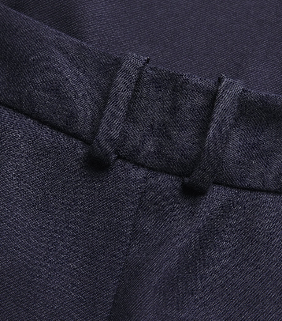 Wool Rampling Trousers NAVY BLUE Image 5