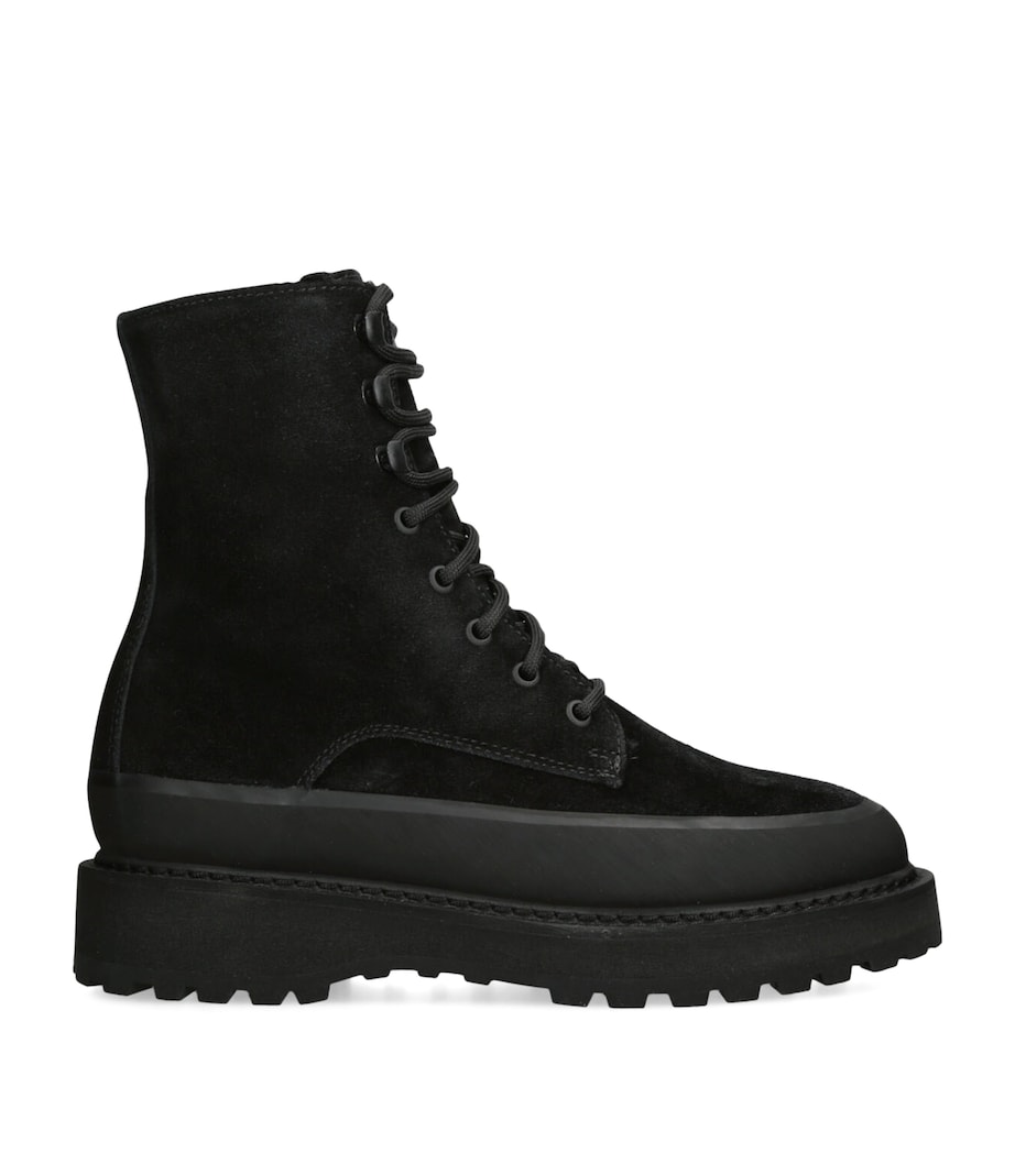 Suede Dolomite Ankle Boots BLACK Image 1