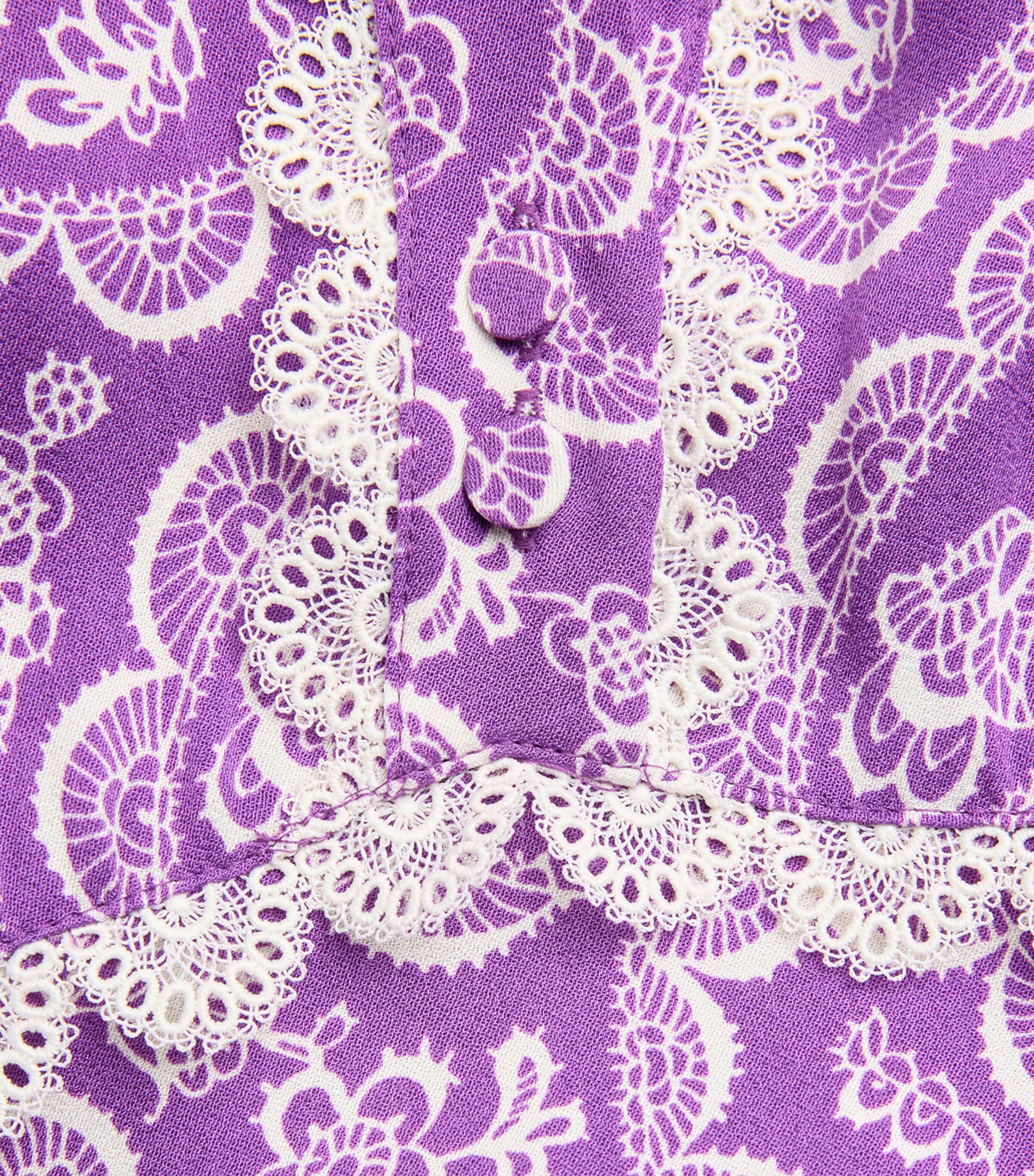 ME+EM Womens Crepe Printed Maxi Dress Purple/green Image 6