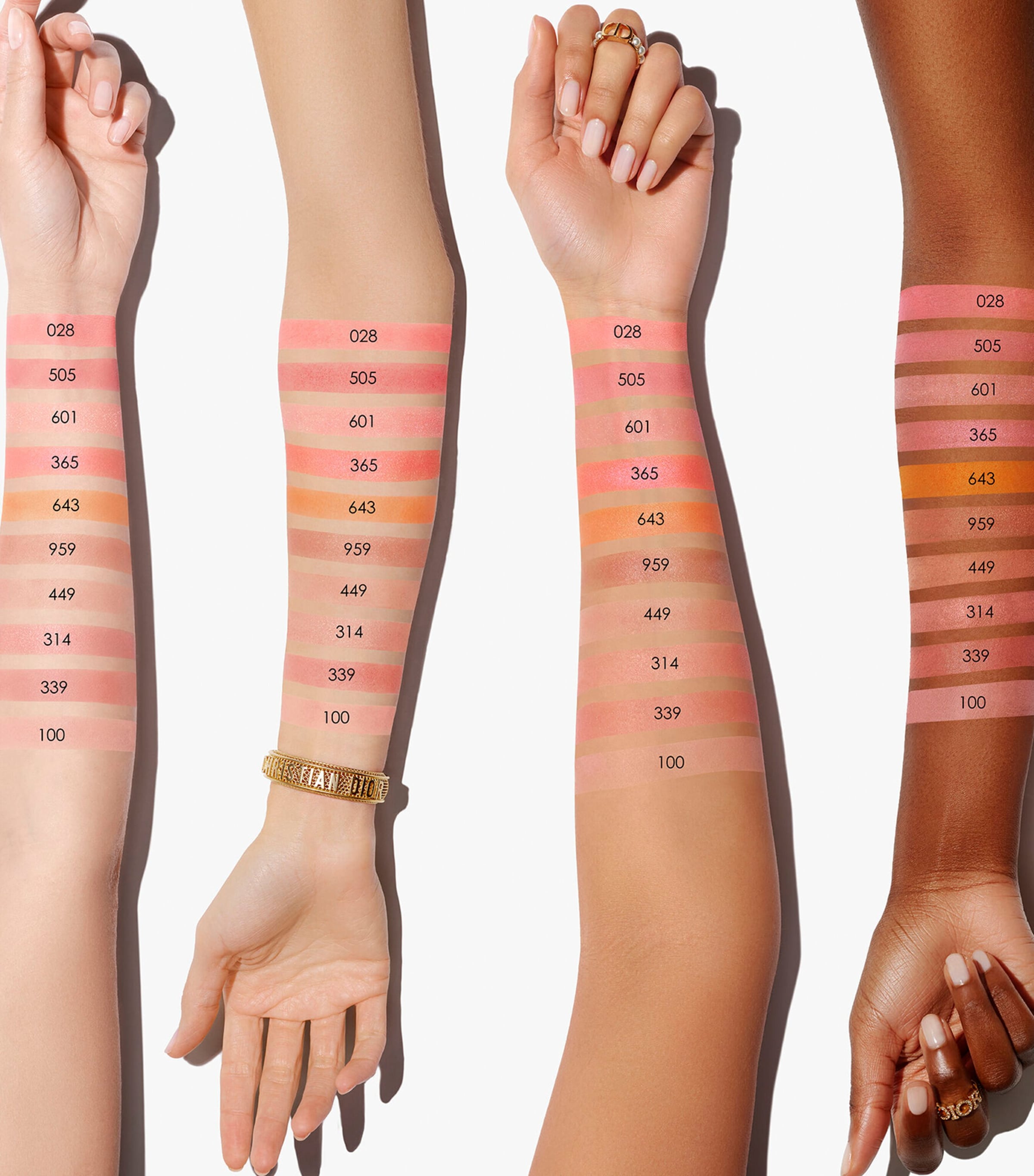 Dior Rouge Blush MATTE 100 NUDE LOOK Image 3