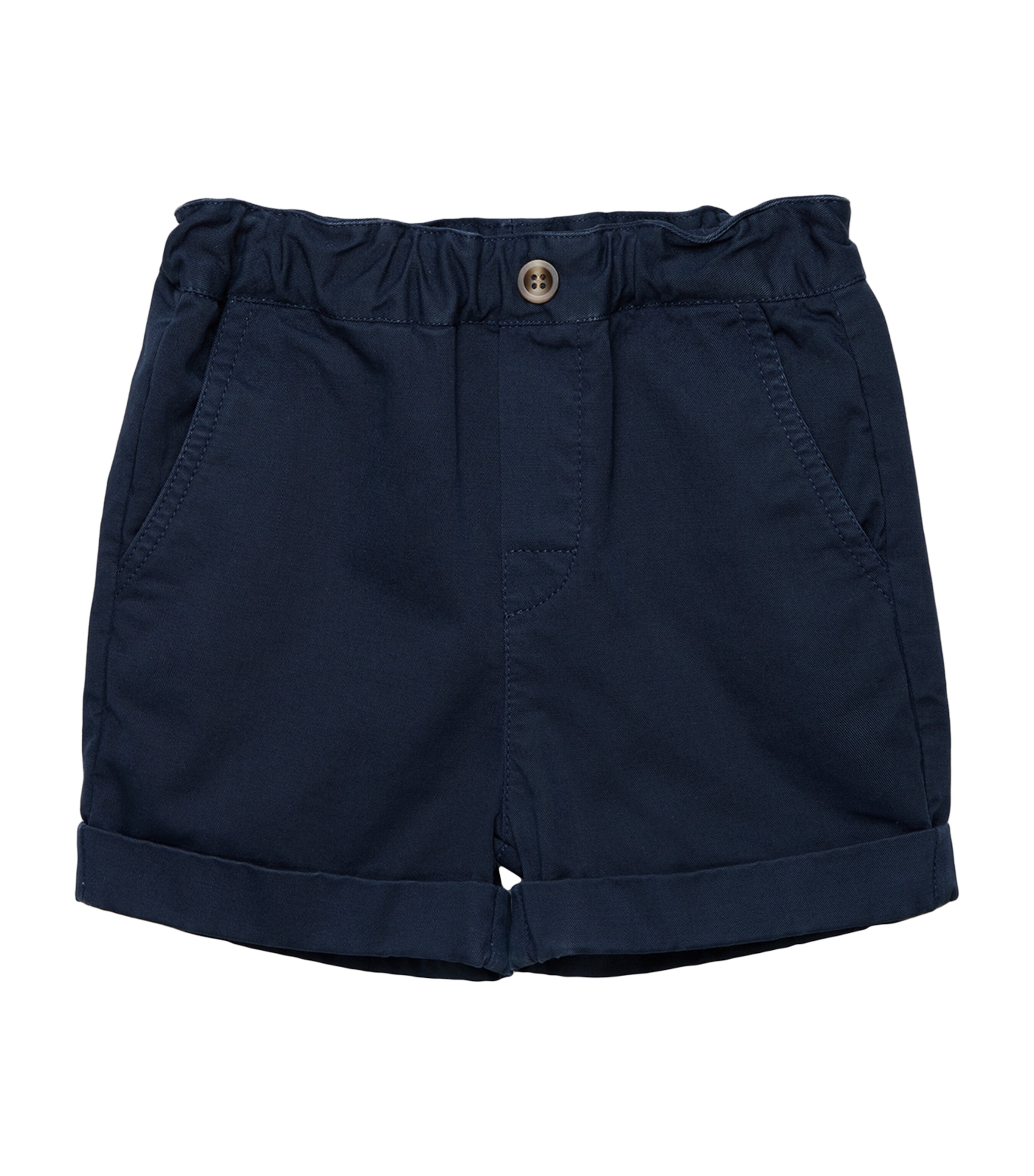 Trotters Kids'  Cotton Charlie Shorts In Black