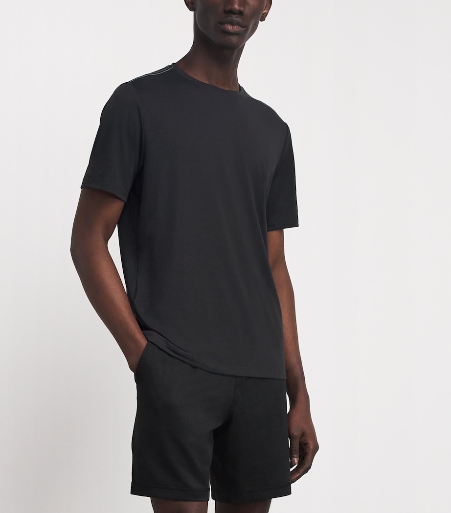 VUORI Mens Current Tech T-Shirt Black Blk Image 4