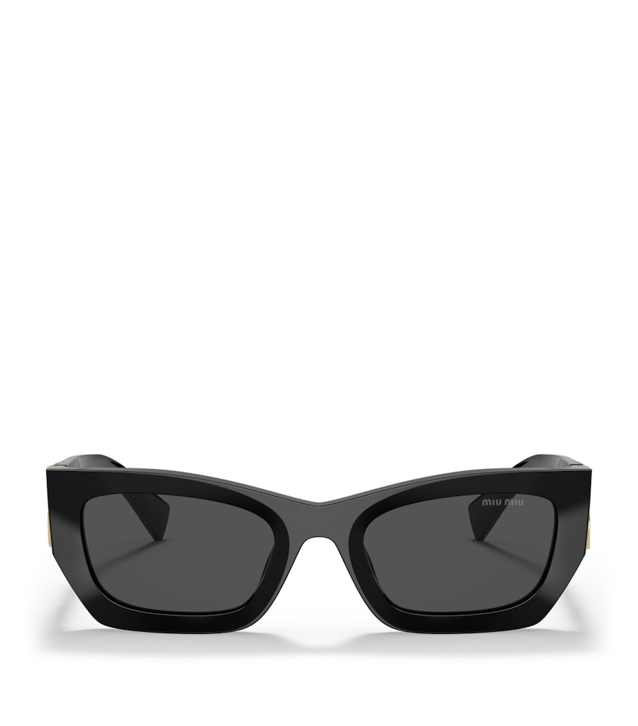 Miu Miu Acetate Runway Rectangle Sunglasses Image 1