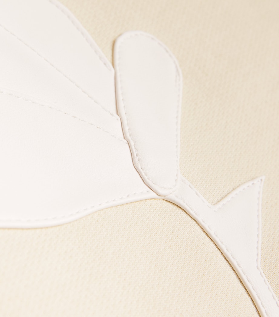 Cotton Floral-Patch Sweatshirt BUTTER CREAM Image 5