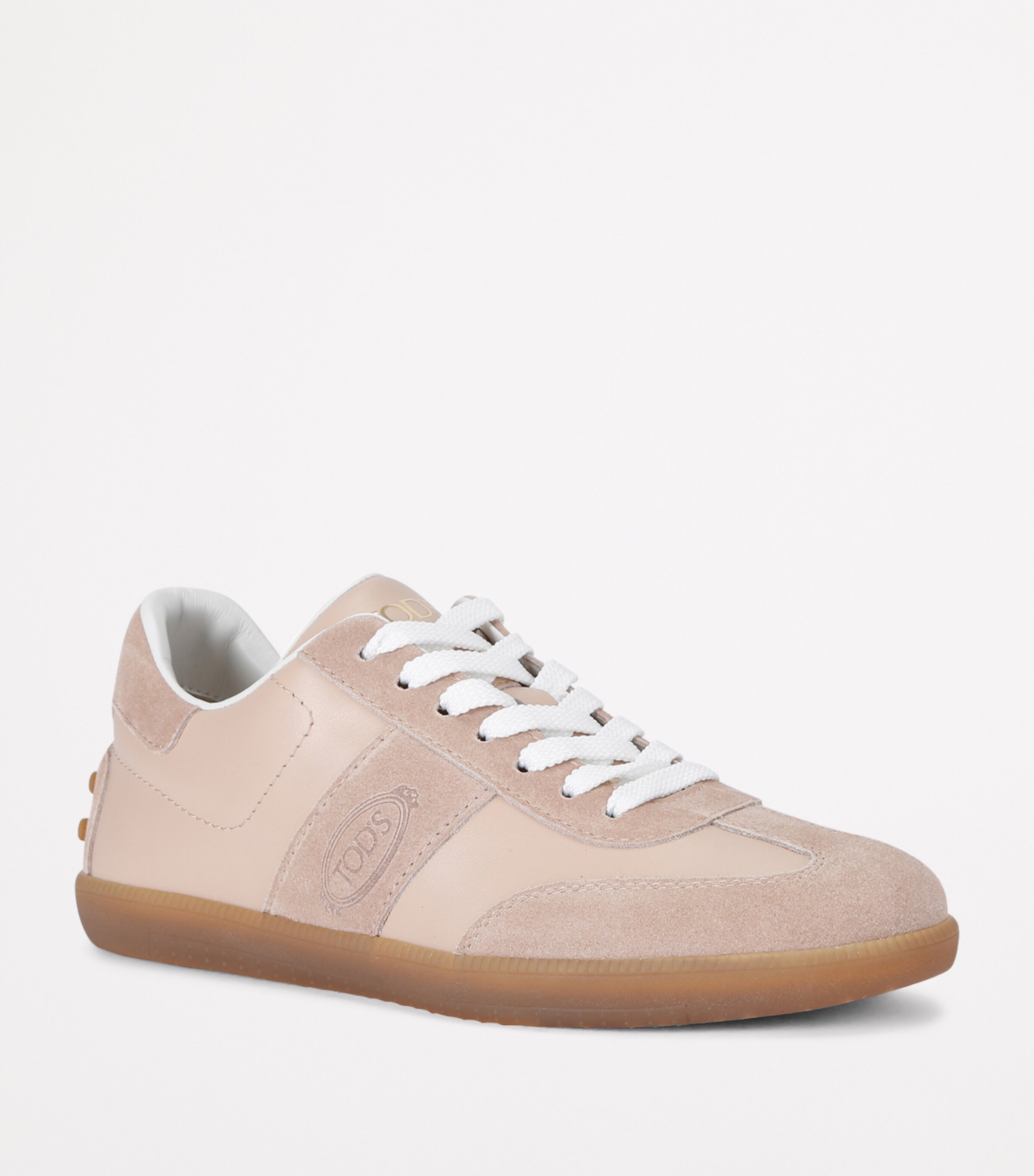 Tod's Allacciata Cassetta Sneakers Pale Pink Image 3