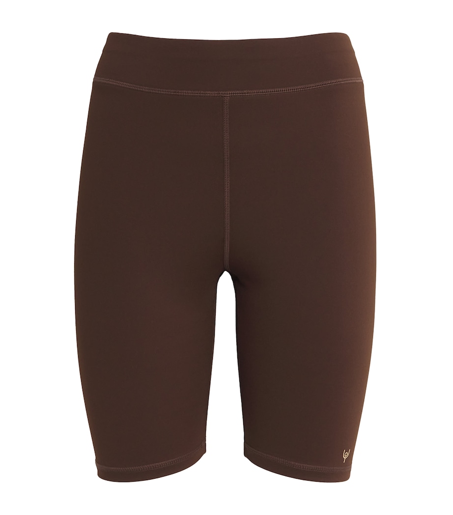 Y.O.U Womens Spa Logo Shorts Potting Soil Image 1