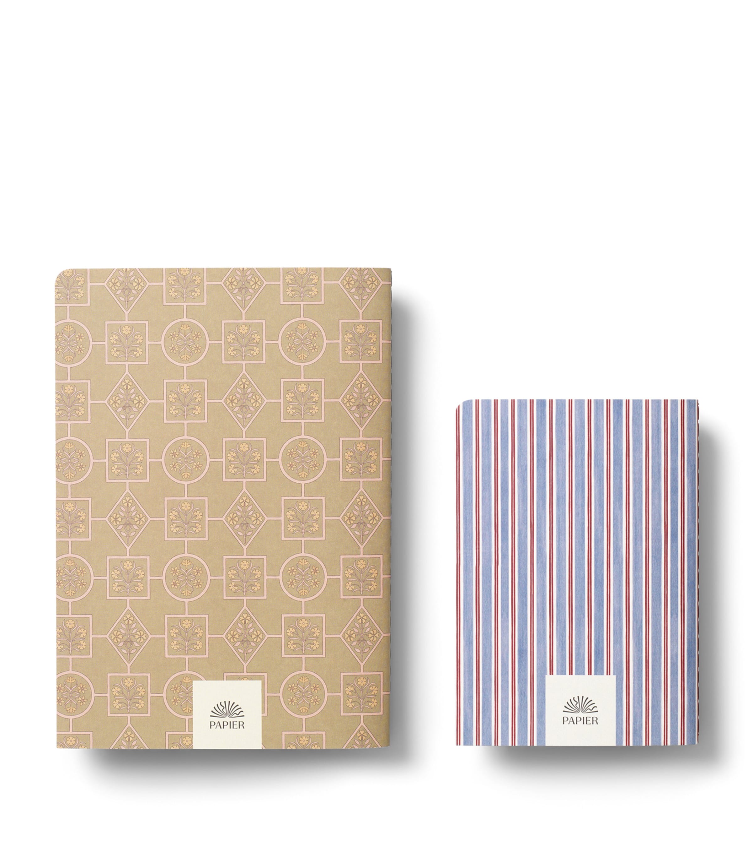Papier Notes & Stripes Notebook (Set of 2) Blue Image 3