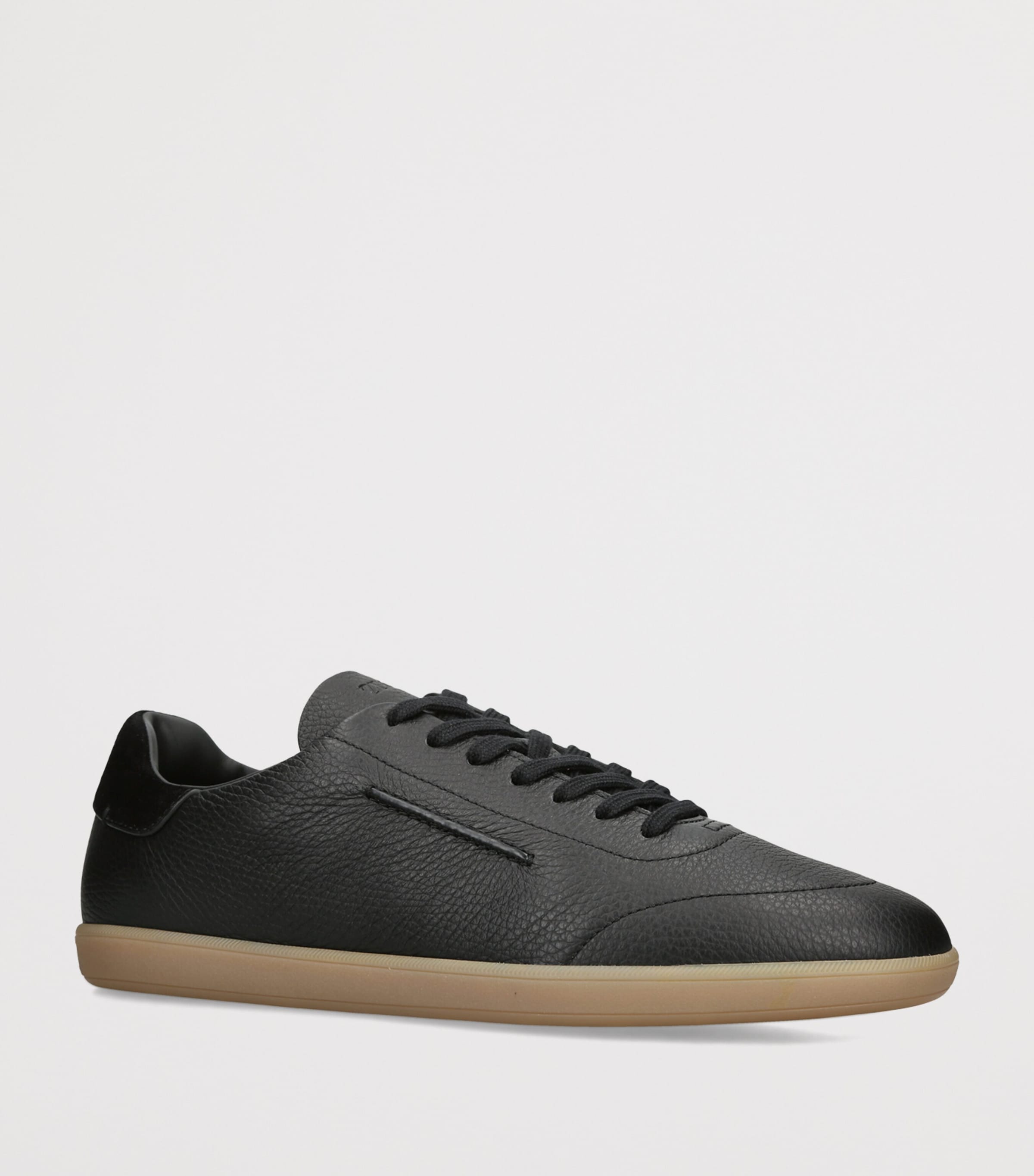 Zegna Leather 232 Sneakers Black Image 2