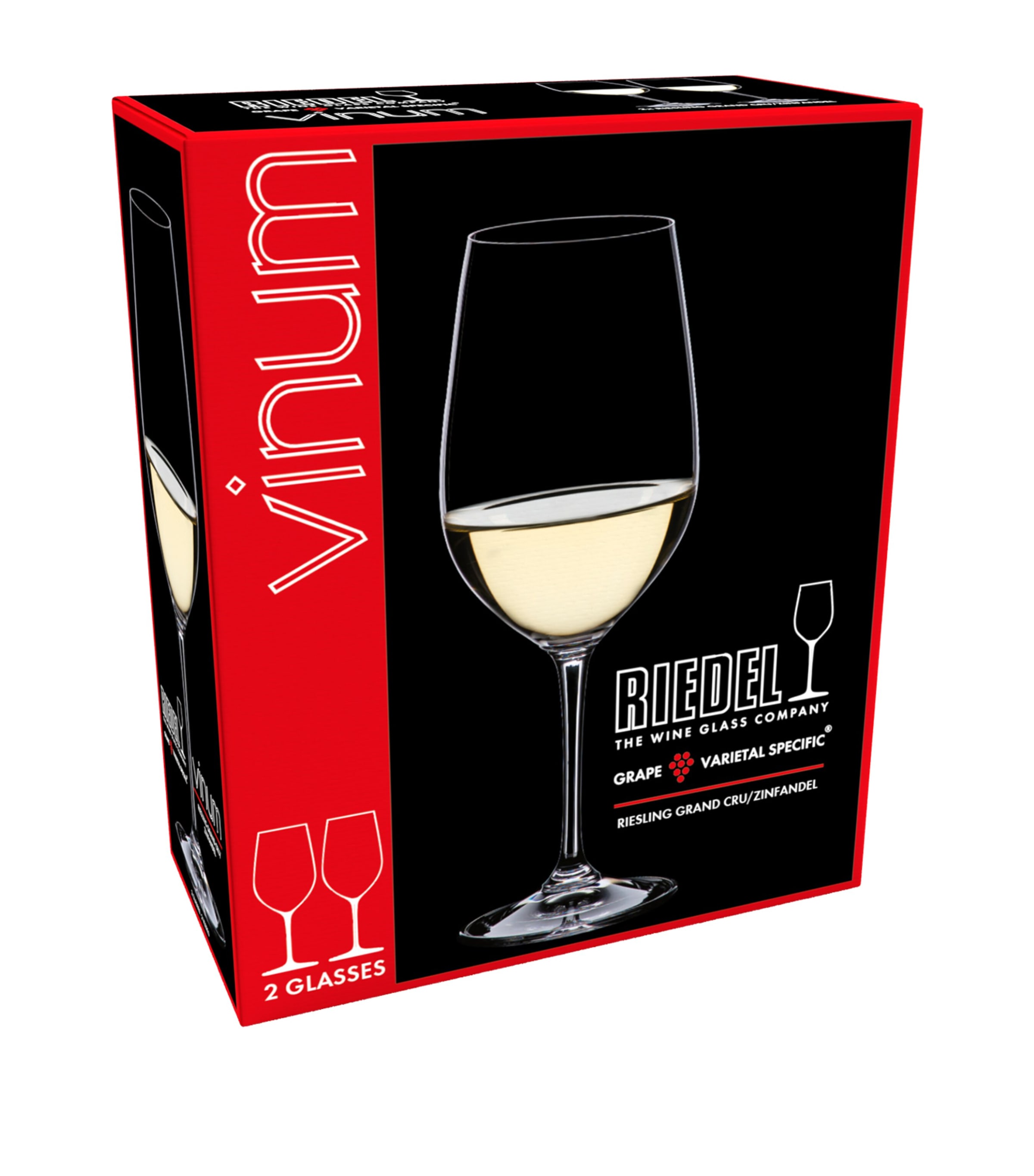 Set of 2 Crystal Vinum Riesling Wine Glasses (404ml) CLEAR Image 5