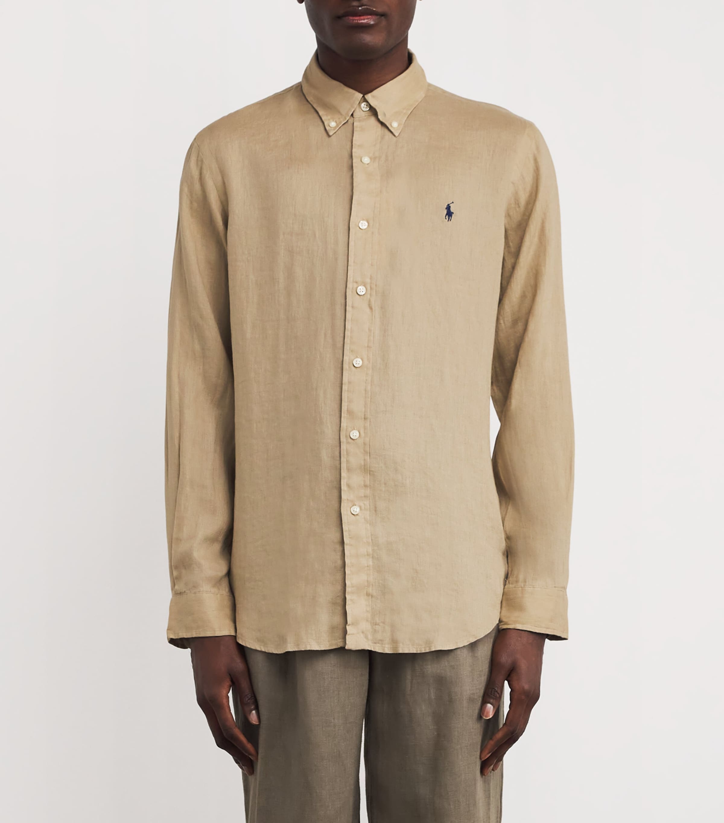 Polo Ralph Lauren Linen Custom Fit Shirt | Harrods US