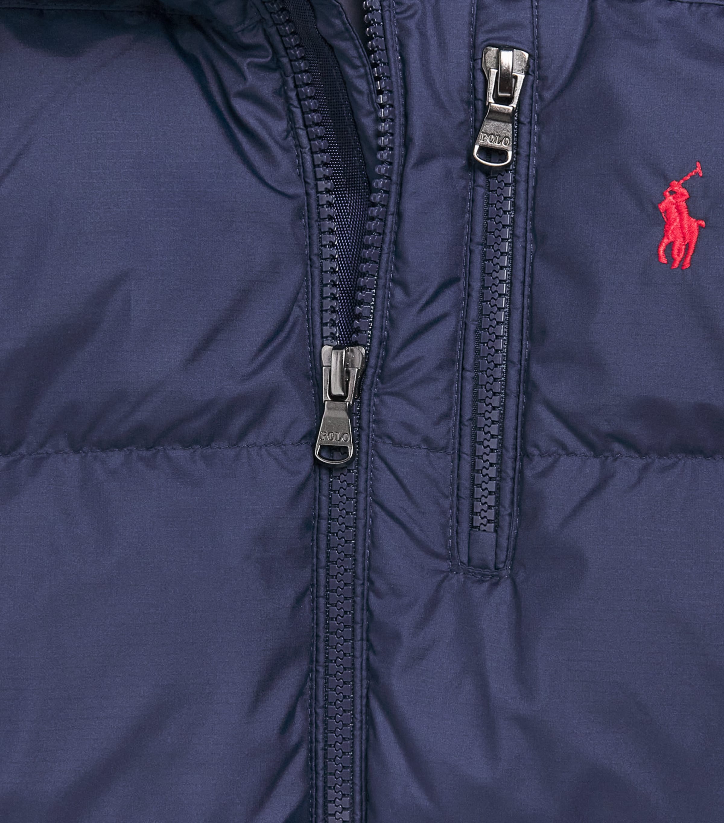Ralph Lauren Kids Hooded Puffer Jacket (6-14 Years) Navy Image 3
