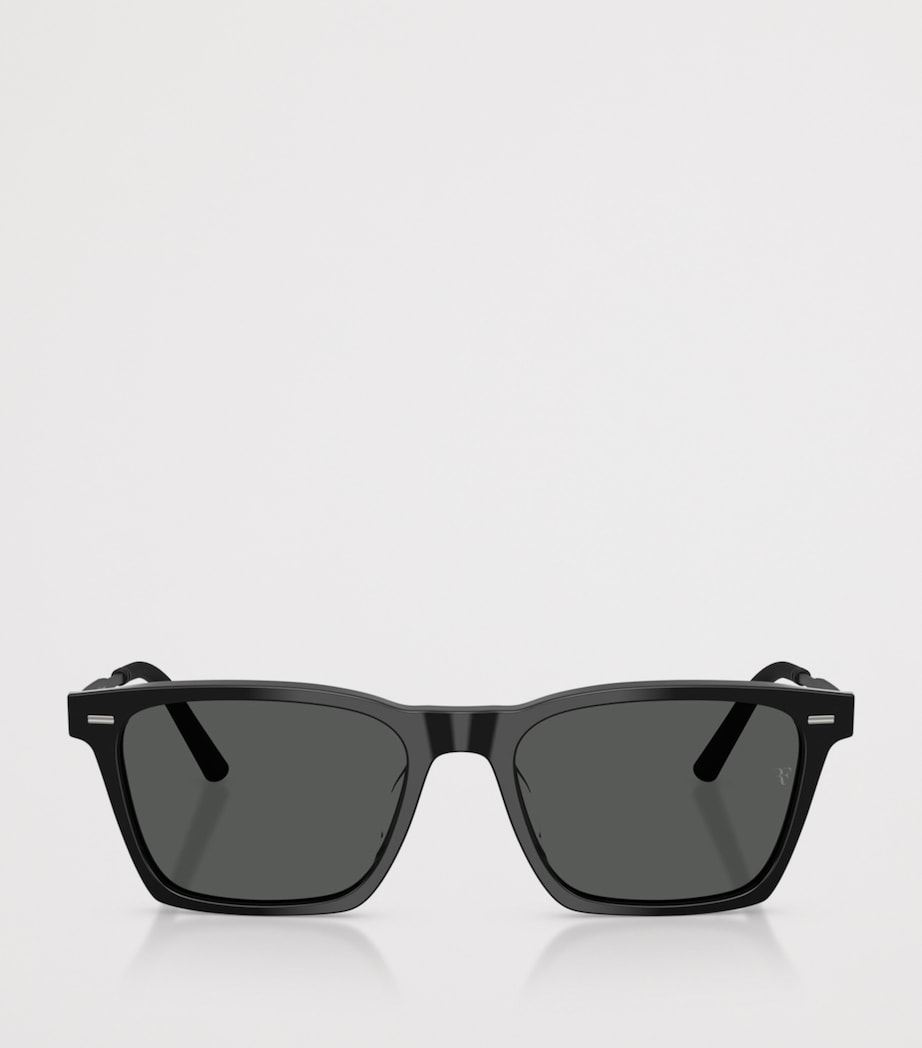 Oliver Peoples R-19 Pillow Sunglasses Black Image 9