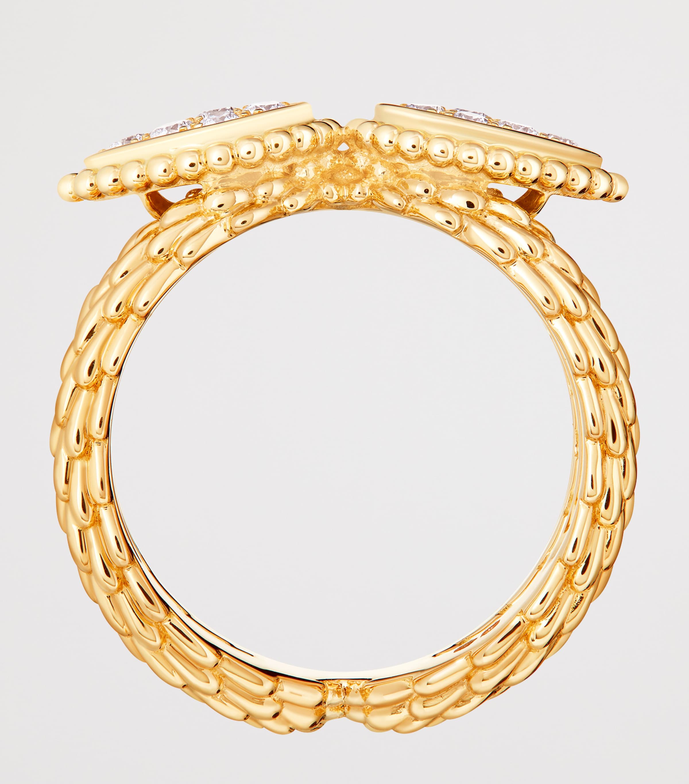 Boucheron Yellow Gold and Diamond Serpent Bohème Vintage Ring Yellow Gold Image 4