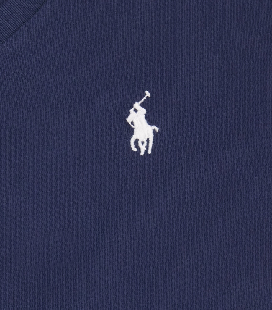 Ralph Lauren Kids Cotton Polo Pony T-Shirt (6-14 Years) Newport Navy Image 3