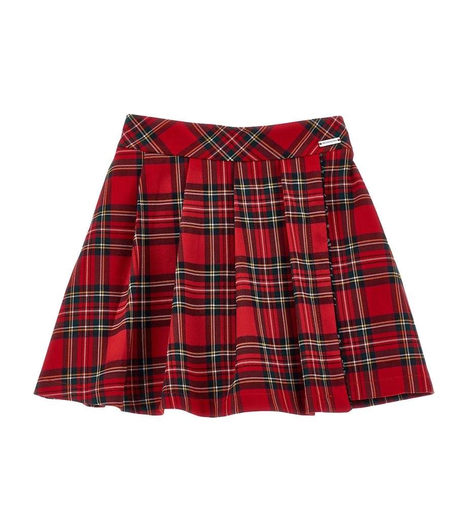 Tartan Pleated Skort (2-12 Years) ROSSO/VERDE Image 1