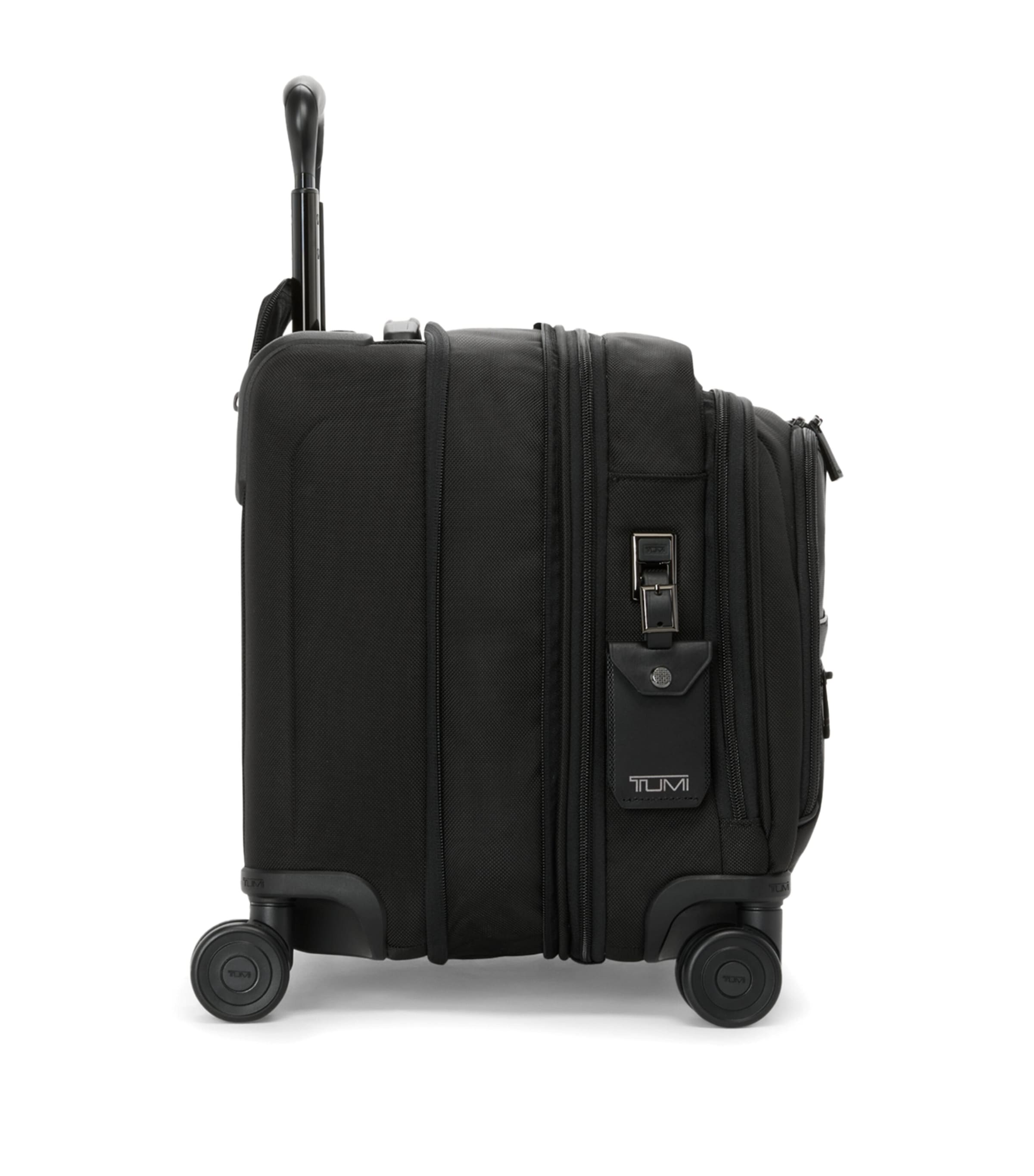 Tumi Alpha 4 Deluxe Laptop Expandable Wheeled Briefcase (45cm) Black Image 4