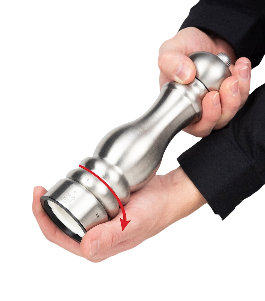 Peugeot Stainless Steel Paris Chef Salt Mill (22cm) Stainless Steel Image 4