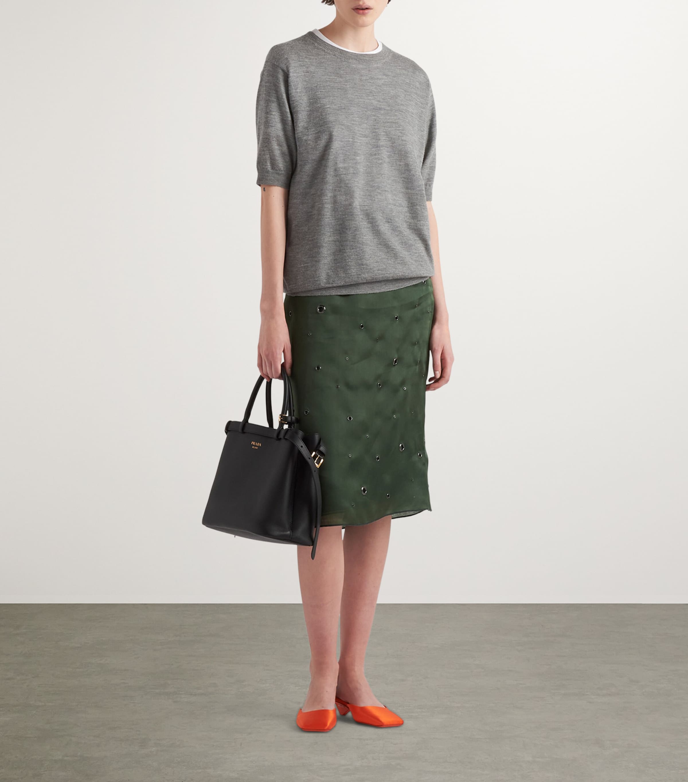 Cashmere Crew-Neck Sweater F0031 Image 2