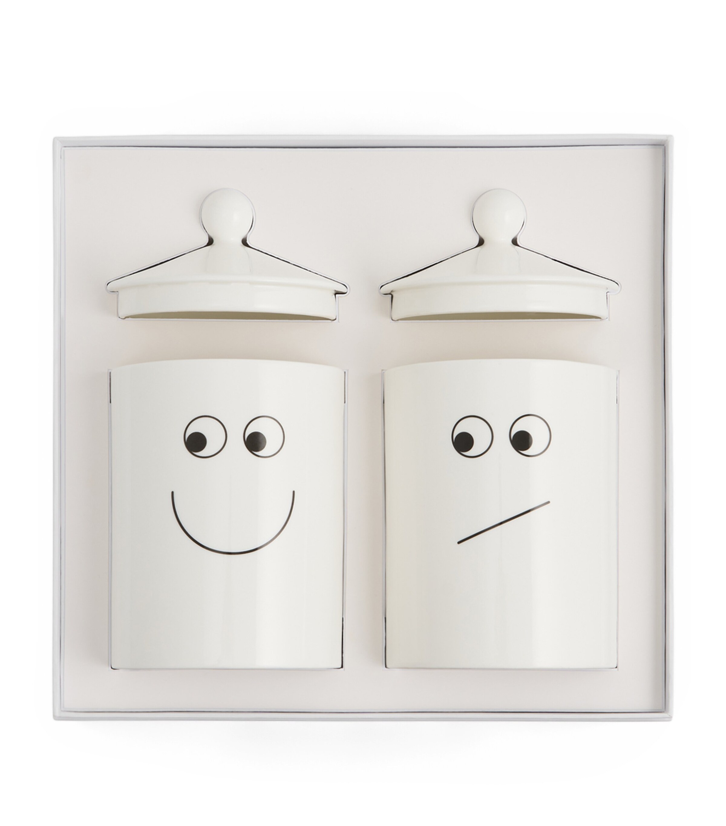 Bone China Kitchen Canisters WHITE Image 2