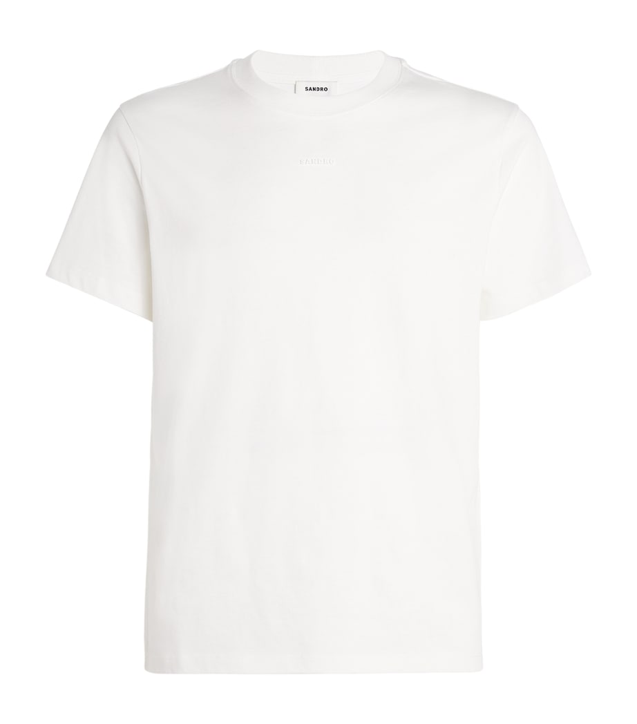 Cotton Logo T-Shirt OPTIC WHITE Image 1
